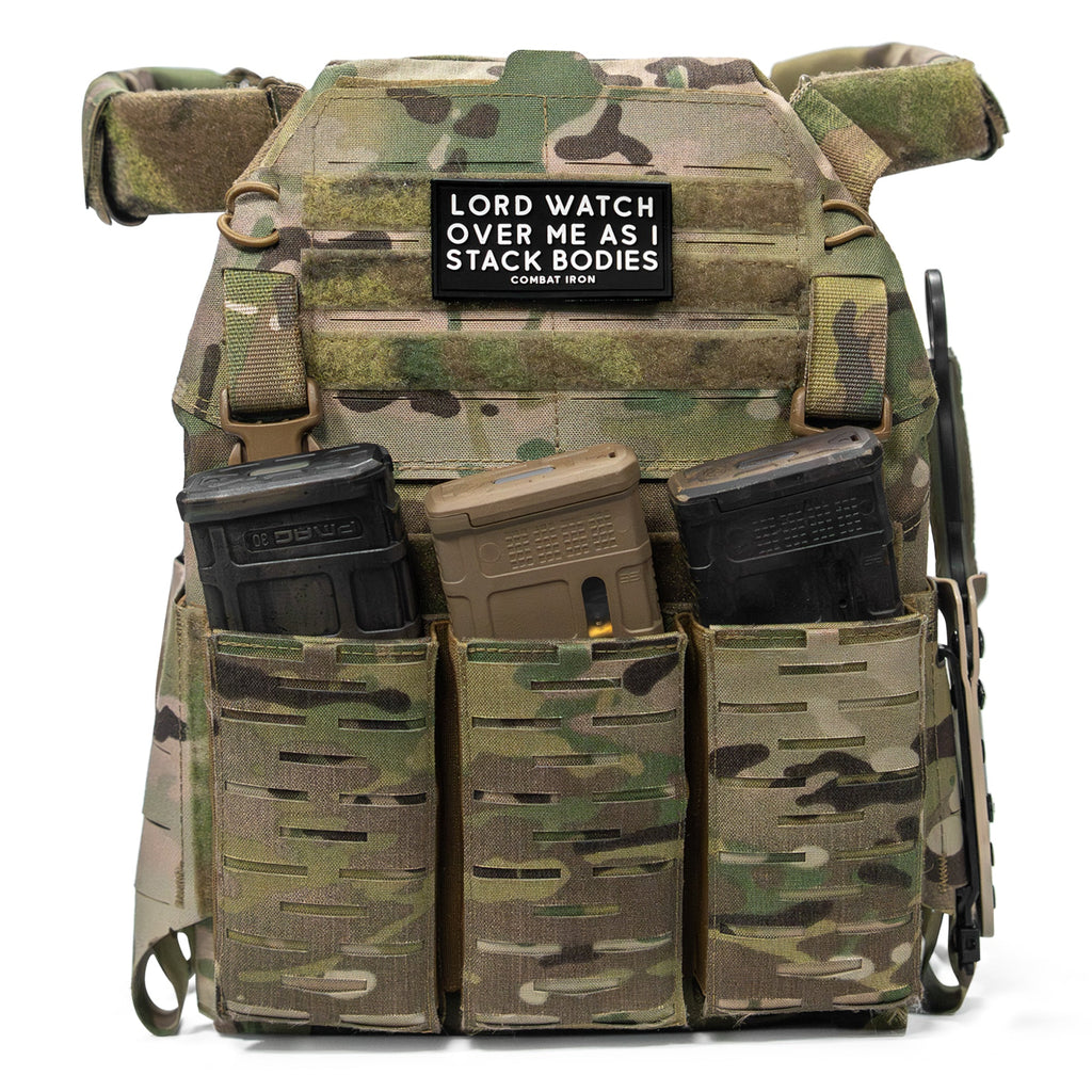 Lord Watch Over Me As I Stack Bodies PVC Patch