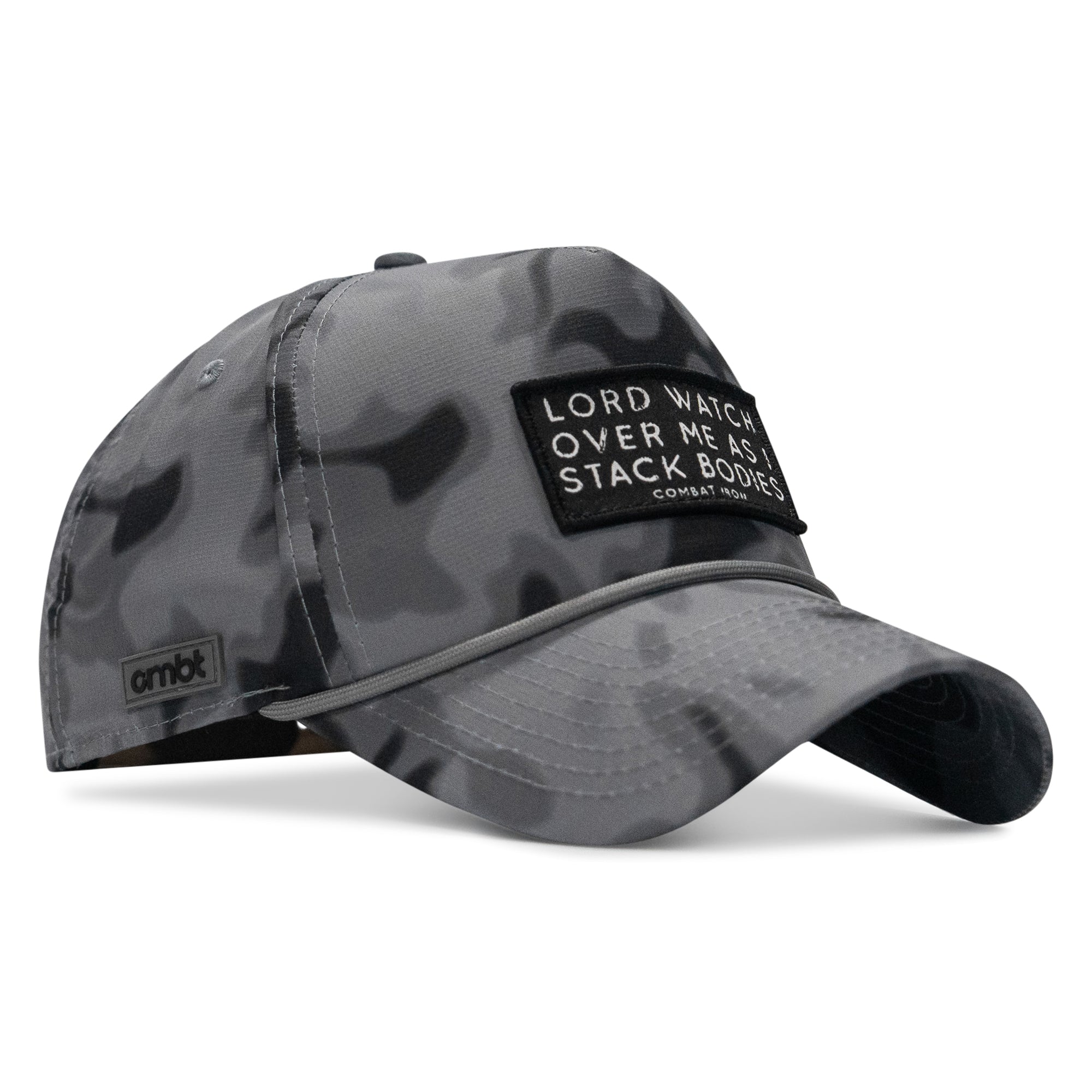 Lord Watch Over Me As I Stack Bodies Patch Waterproof Weekender Snapback