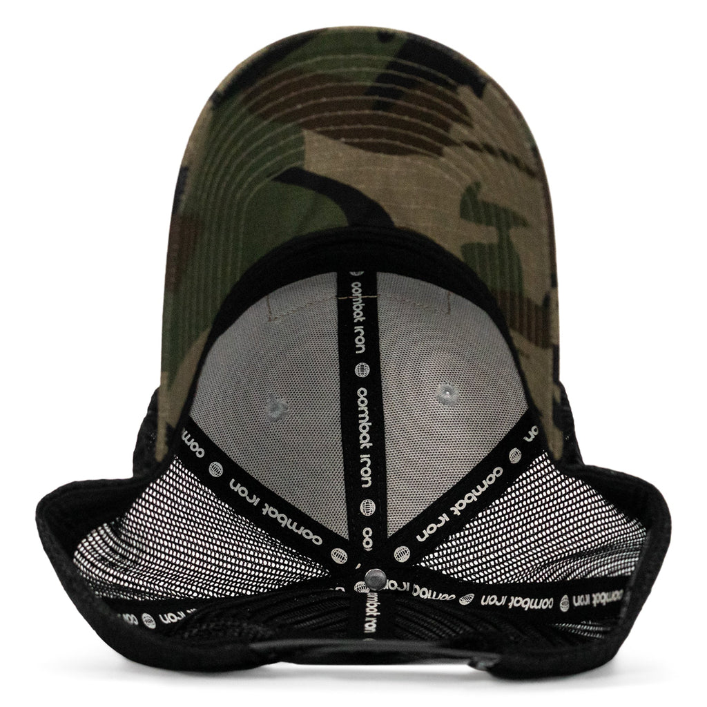 Lord Watch Over Me As I Stack Bodies Tan Patch Snapback Hat