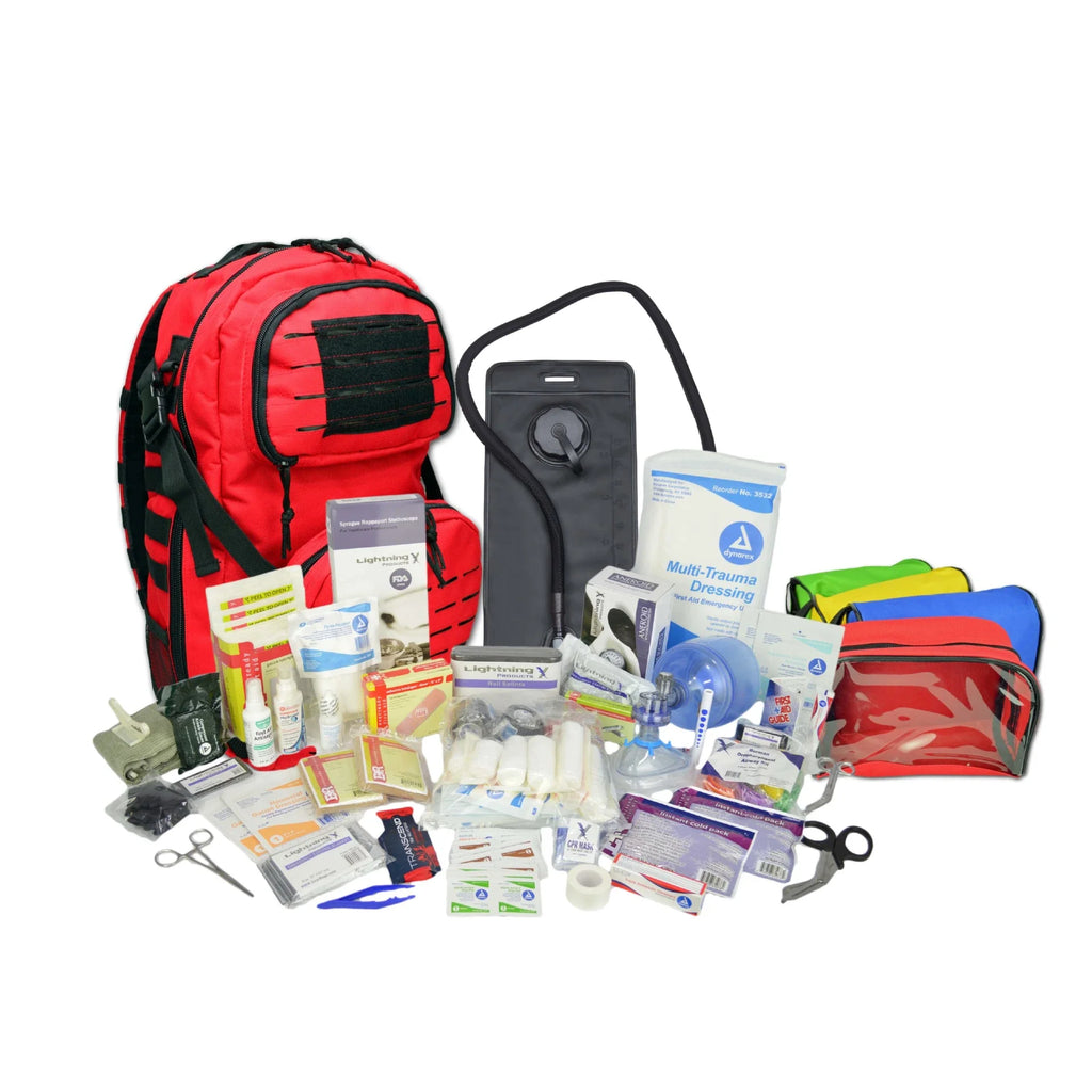 Premium MOLLE, IFAK trauma backpack w Trauma Medical Kit