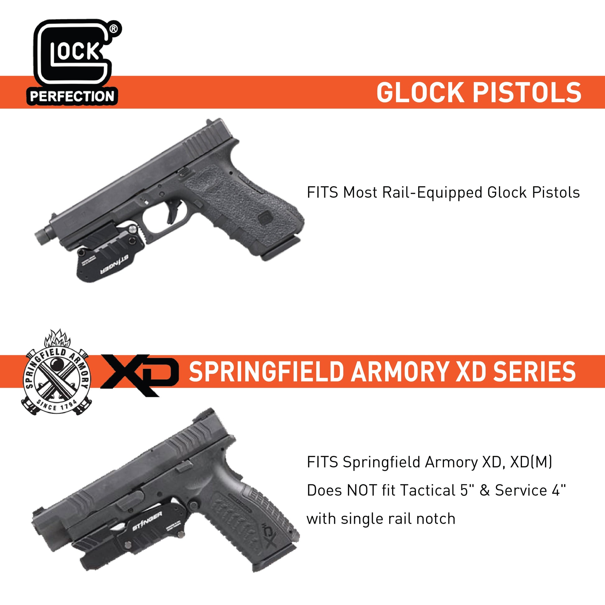 Stinger HL-1L Concealment Laser Sight System: Trigger Guard Protection, Minimalist Carry Holster (HDPE Body)