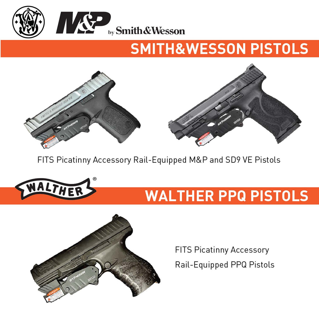 Stinger HL-GL Concealment Laser Sight System: Trigger Guard Protection, Minimalist Carry Holster (Rechargeable GREEN Laser - HDPE Body)