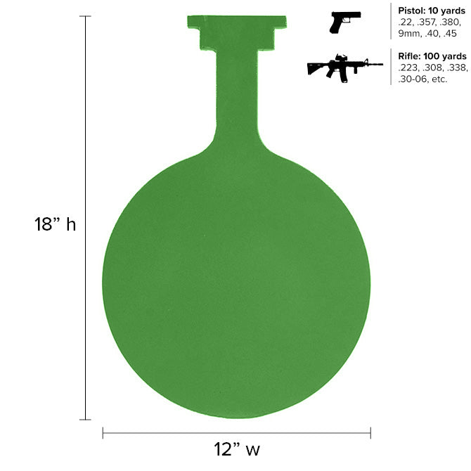 12” Legion Gong 3/8” AR500