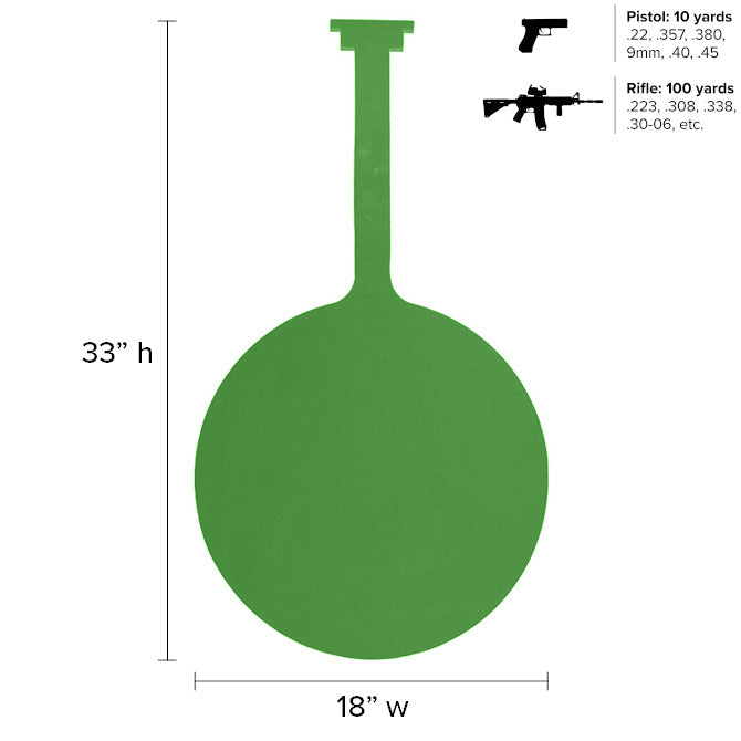 18” Legion Gong 3/8” AR500