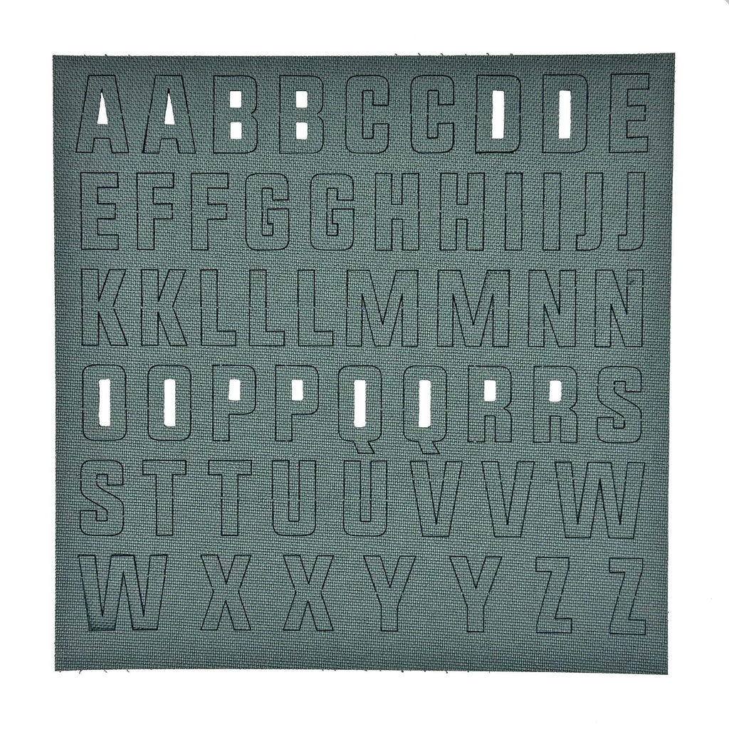 Alphabet Letters Patch Pack - CORDURA