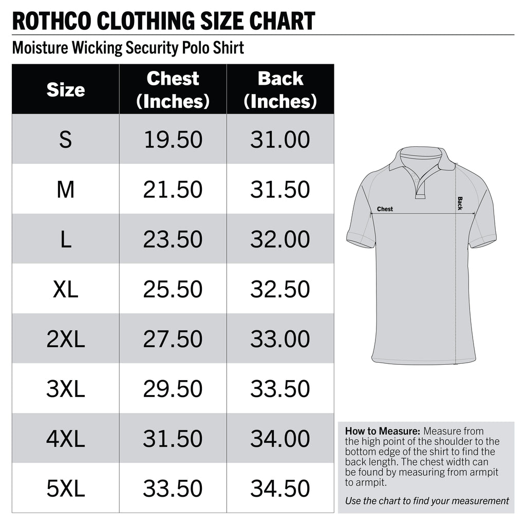Rothco | Moisture Wicking Security Polo Shirt
