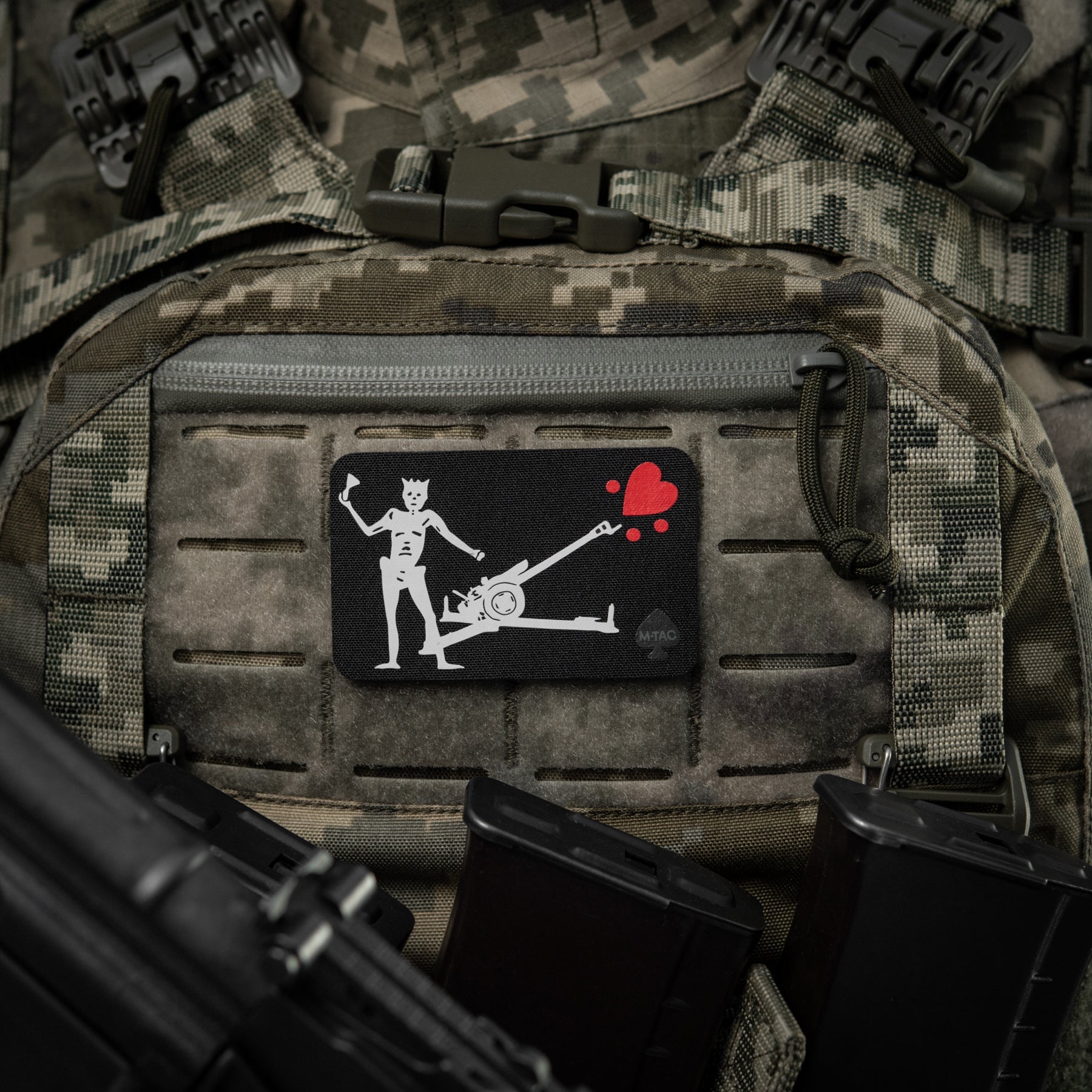 M-Tac Patch Flag Black Beard