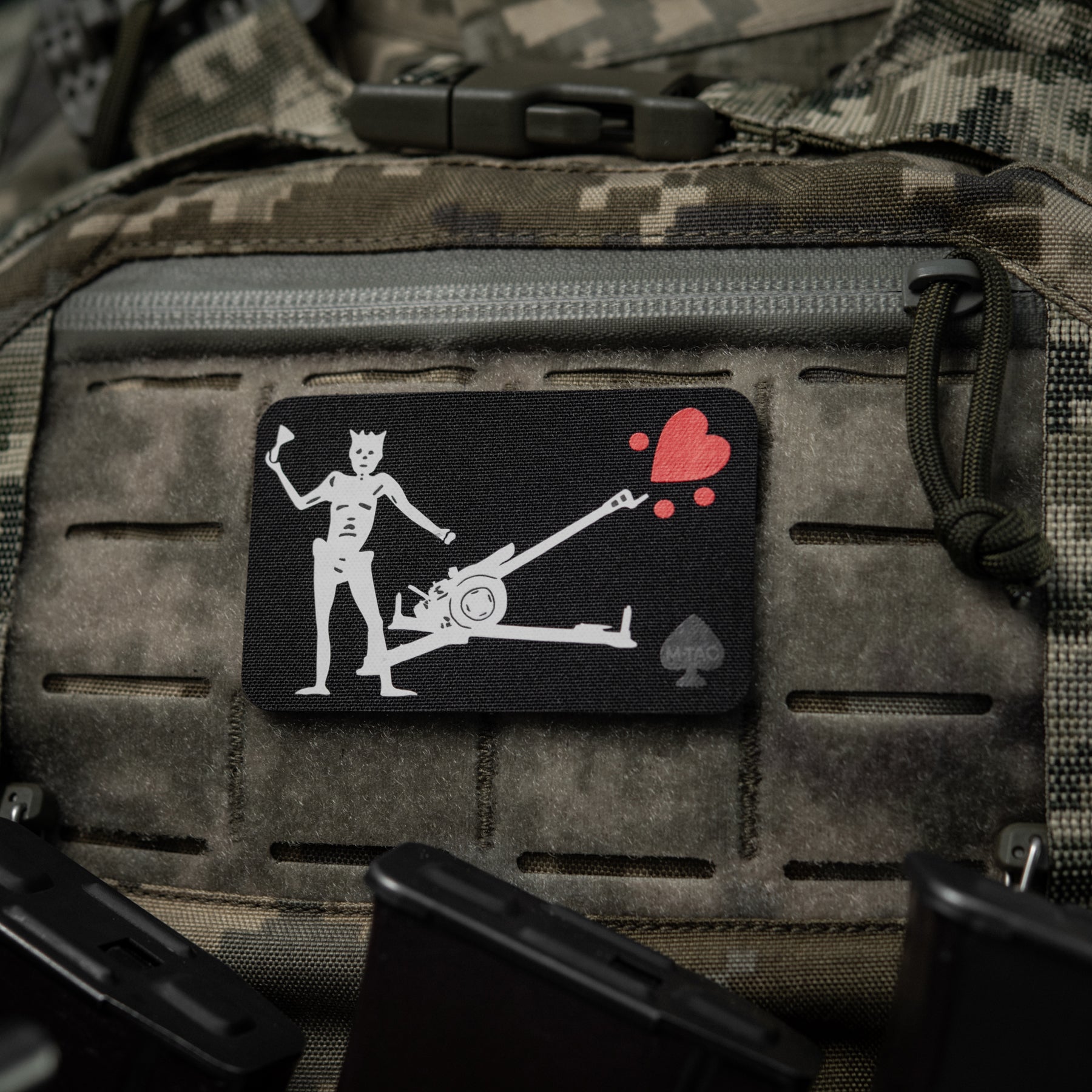 M-Tac Patch Flag Black Beard