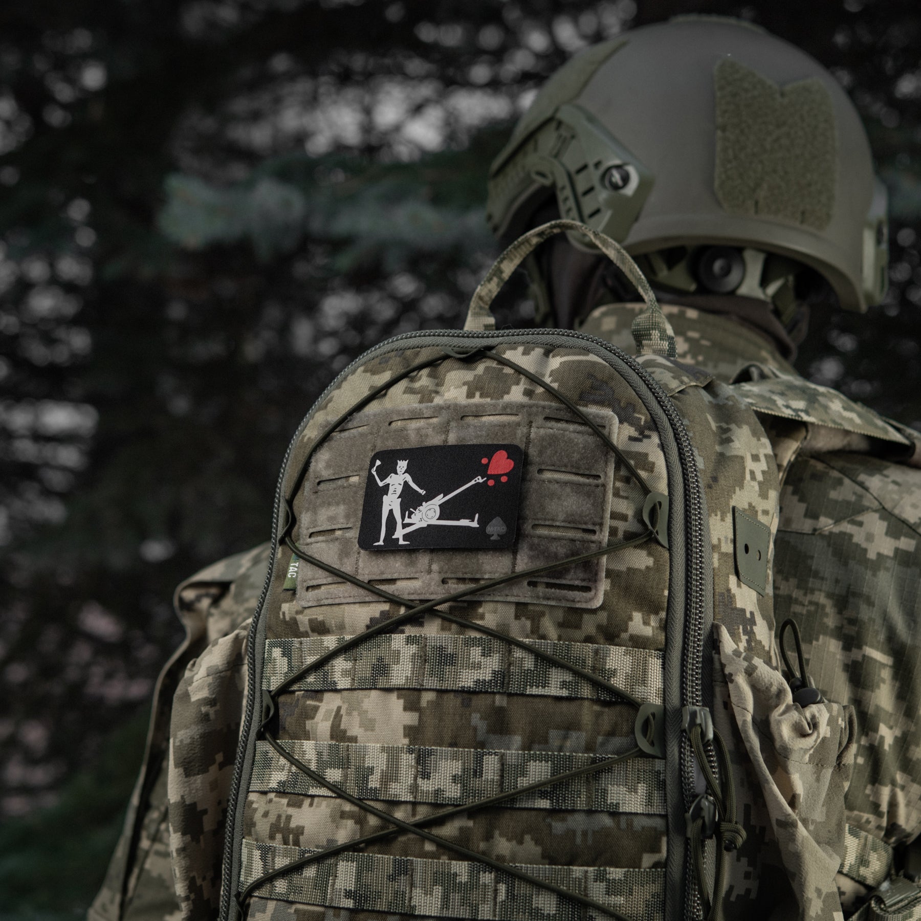 M-Tac Patch Flag Black Beard