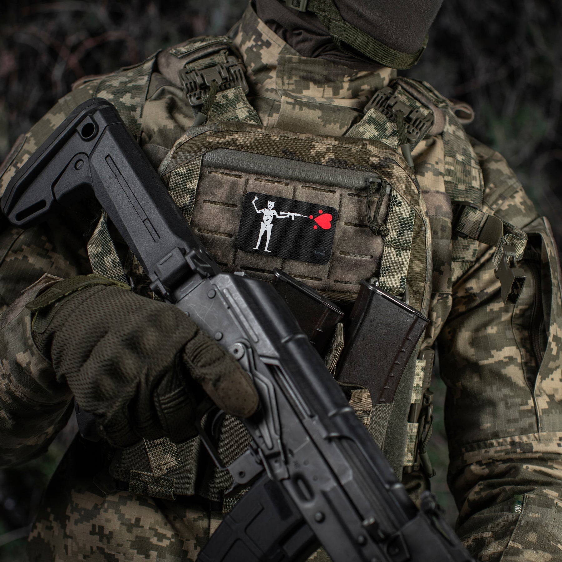 M-Tac Patch Flag Black Beard