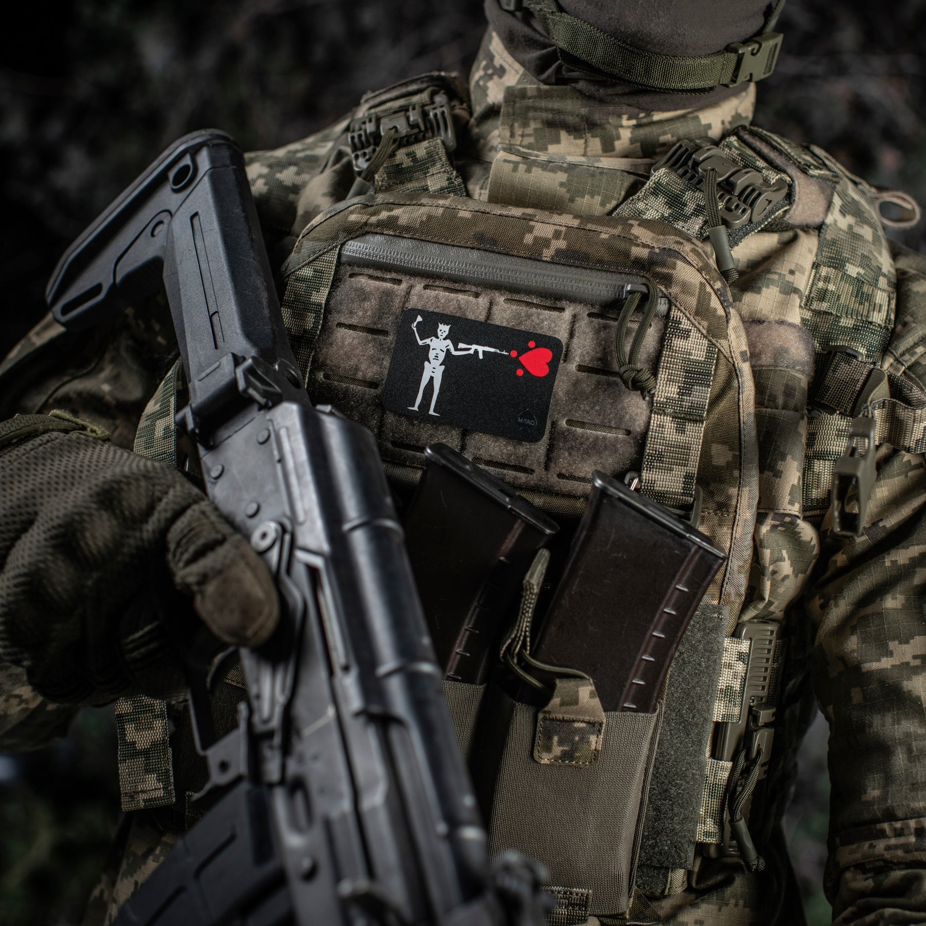 M-Tac Patch Flag Black Beard