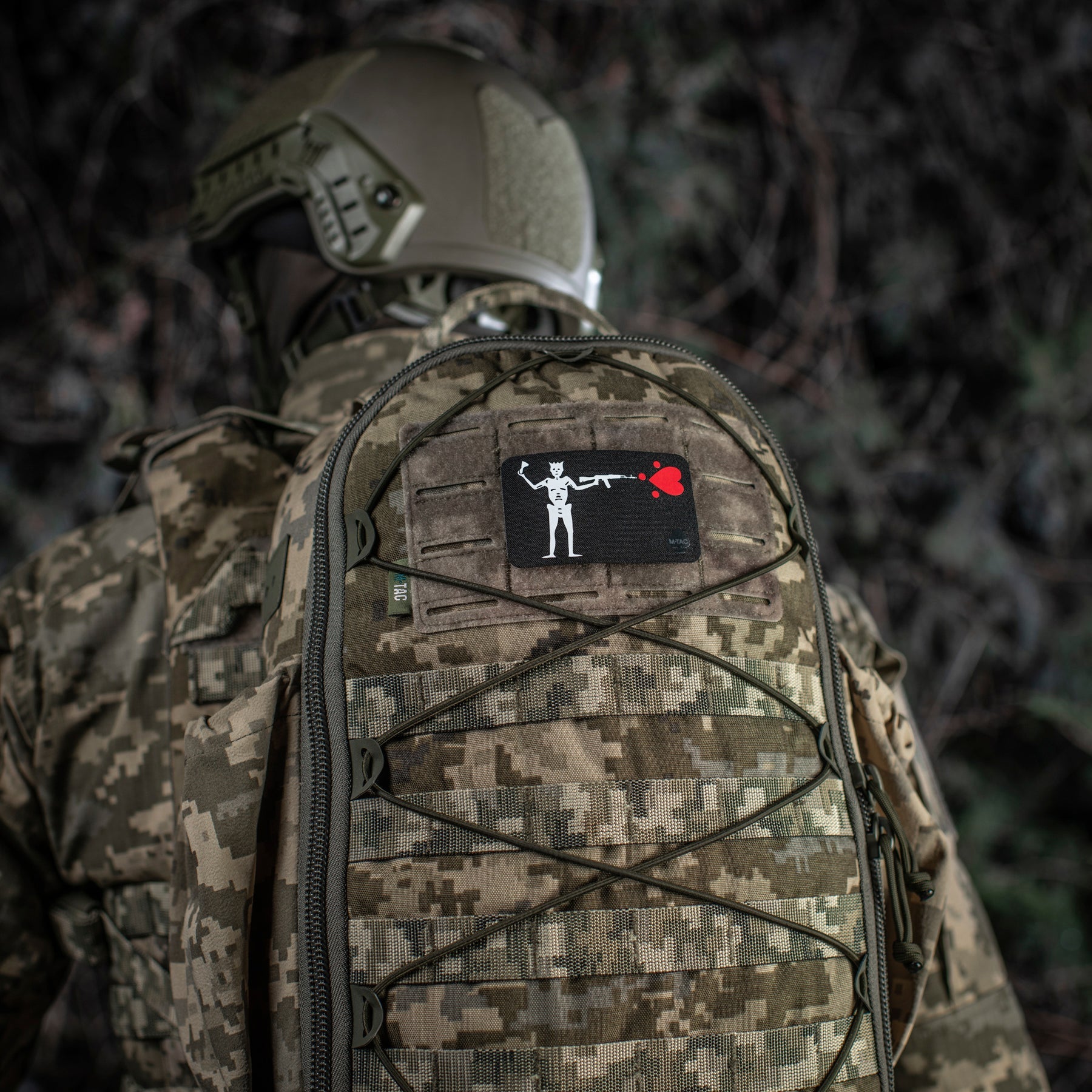 M-Tac Patch Flag Black Beard