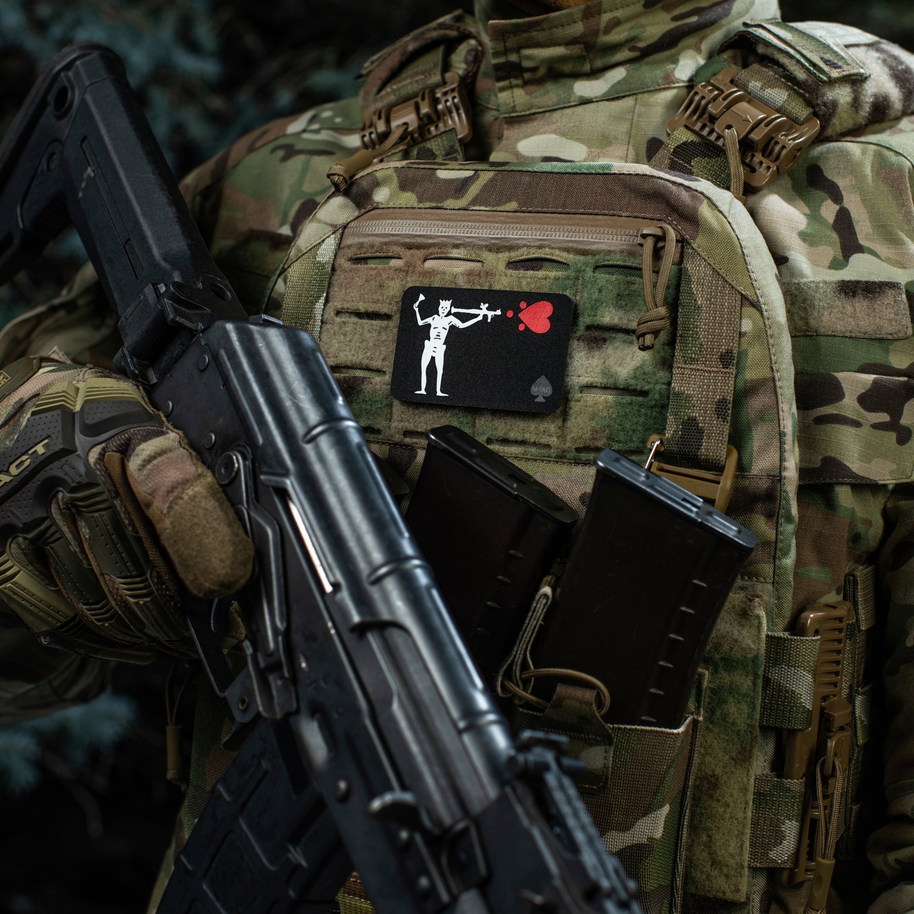 M-Tac Patch Flag Black Beard