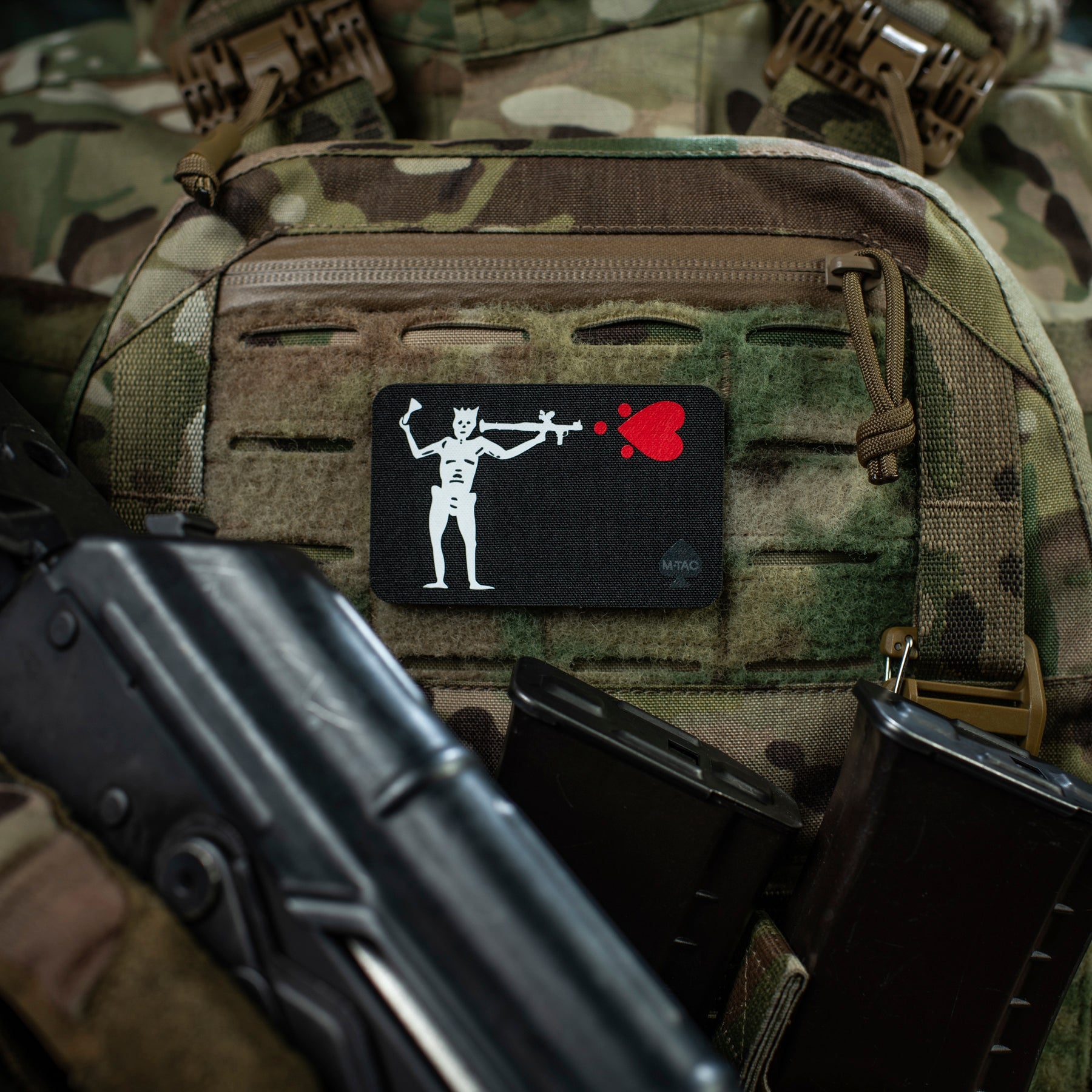 M-Tac Patch Flag Black Beard