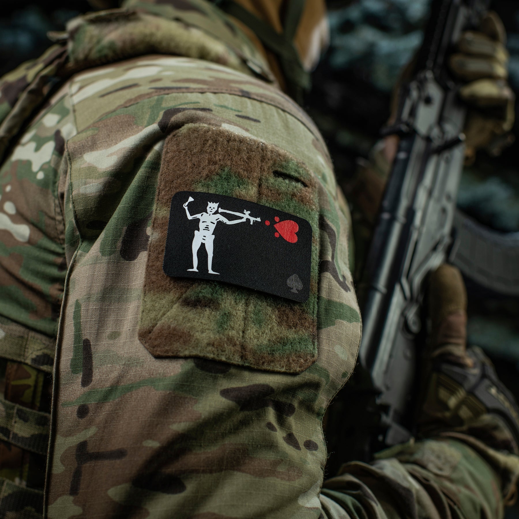 M-Tac Patch Flag Black Beard