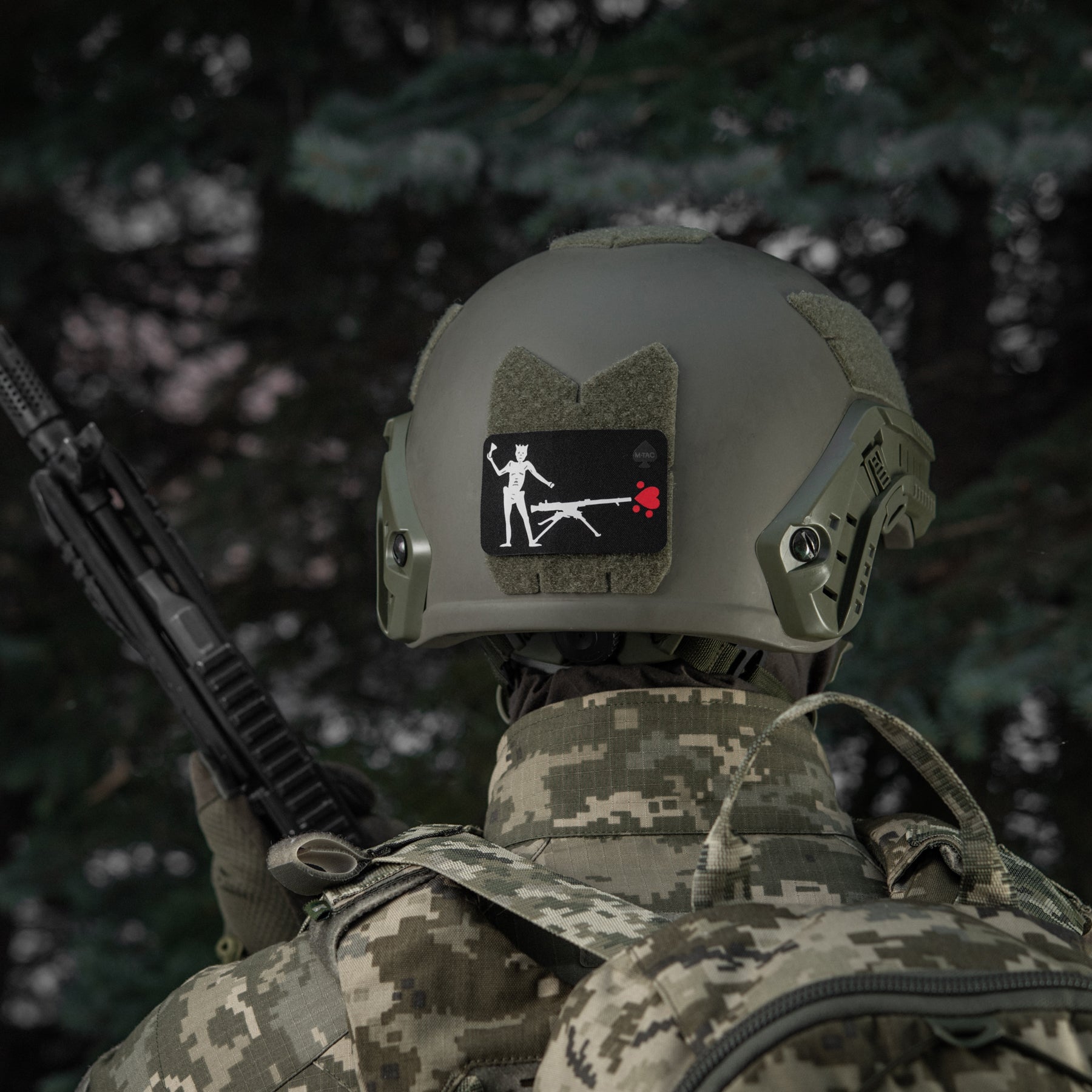 M-Tac Patch Flag Black Beard
