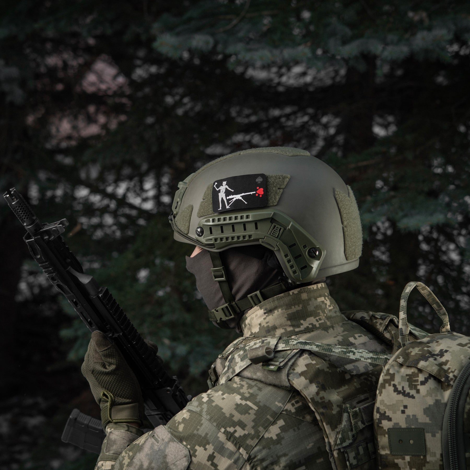 M-Tac Patch Flag Black Beard