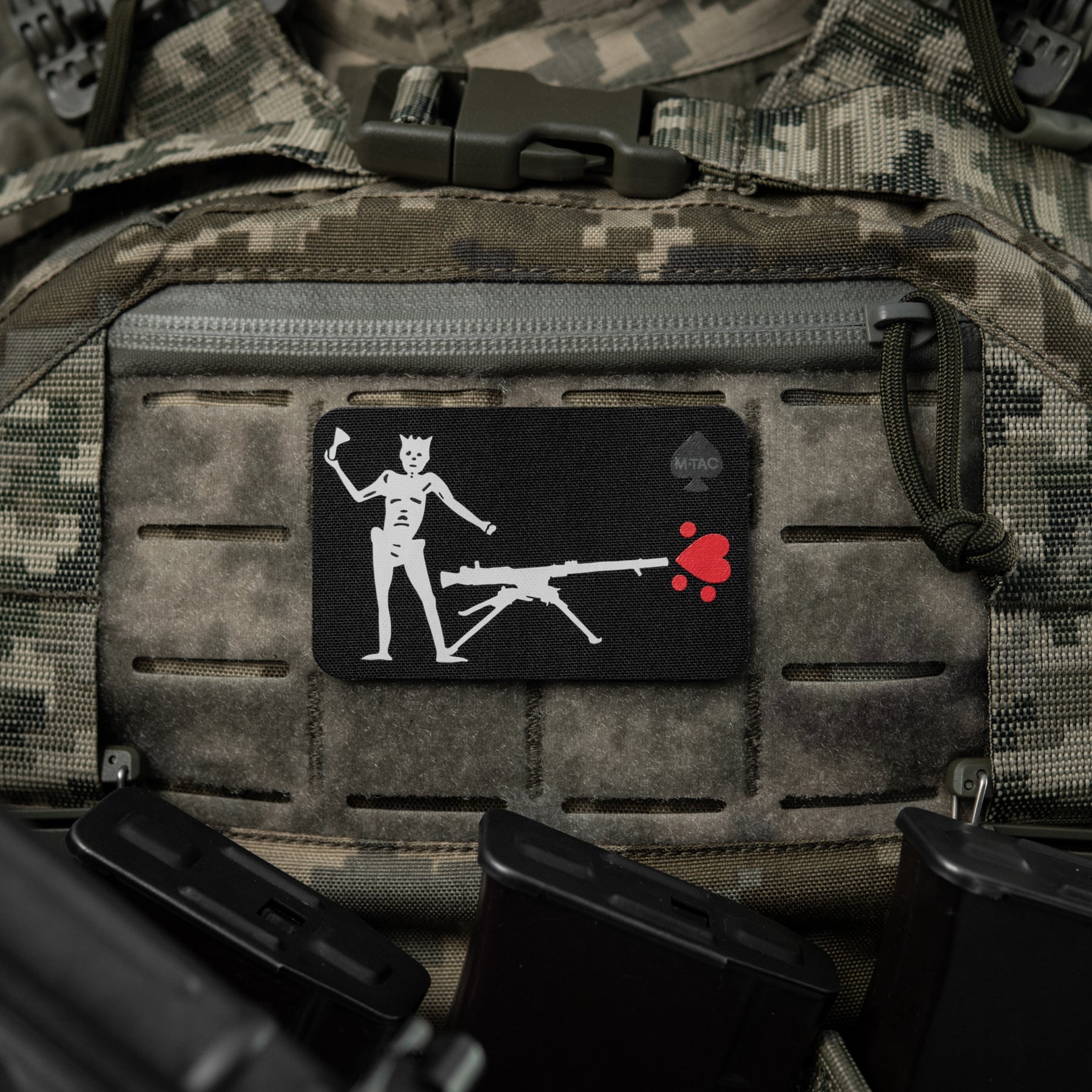 M-Tac Patch Flag Black Beard