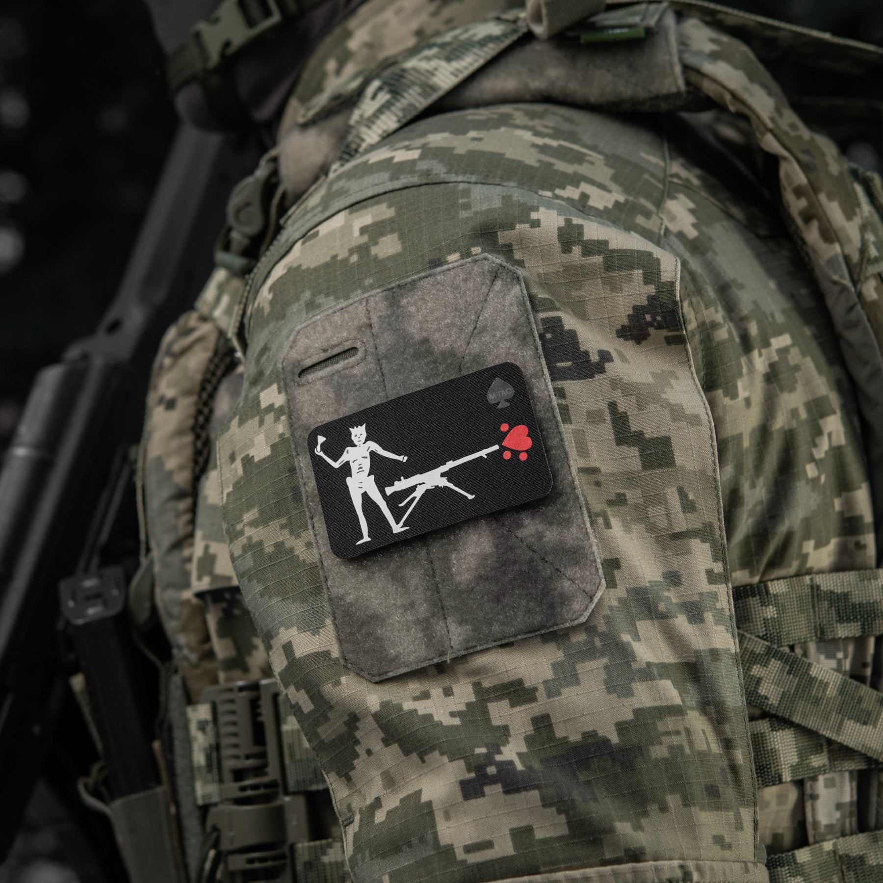 M-Tac Patch Flag Black Beard