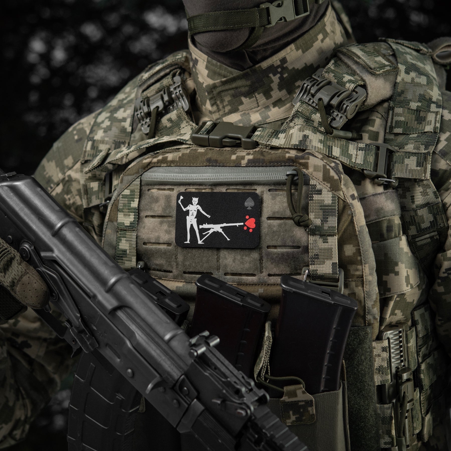 M-Tac Patch Flag Black Beard