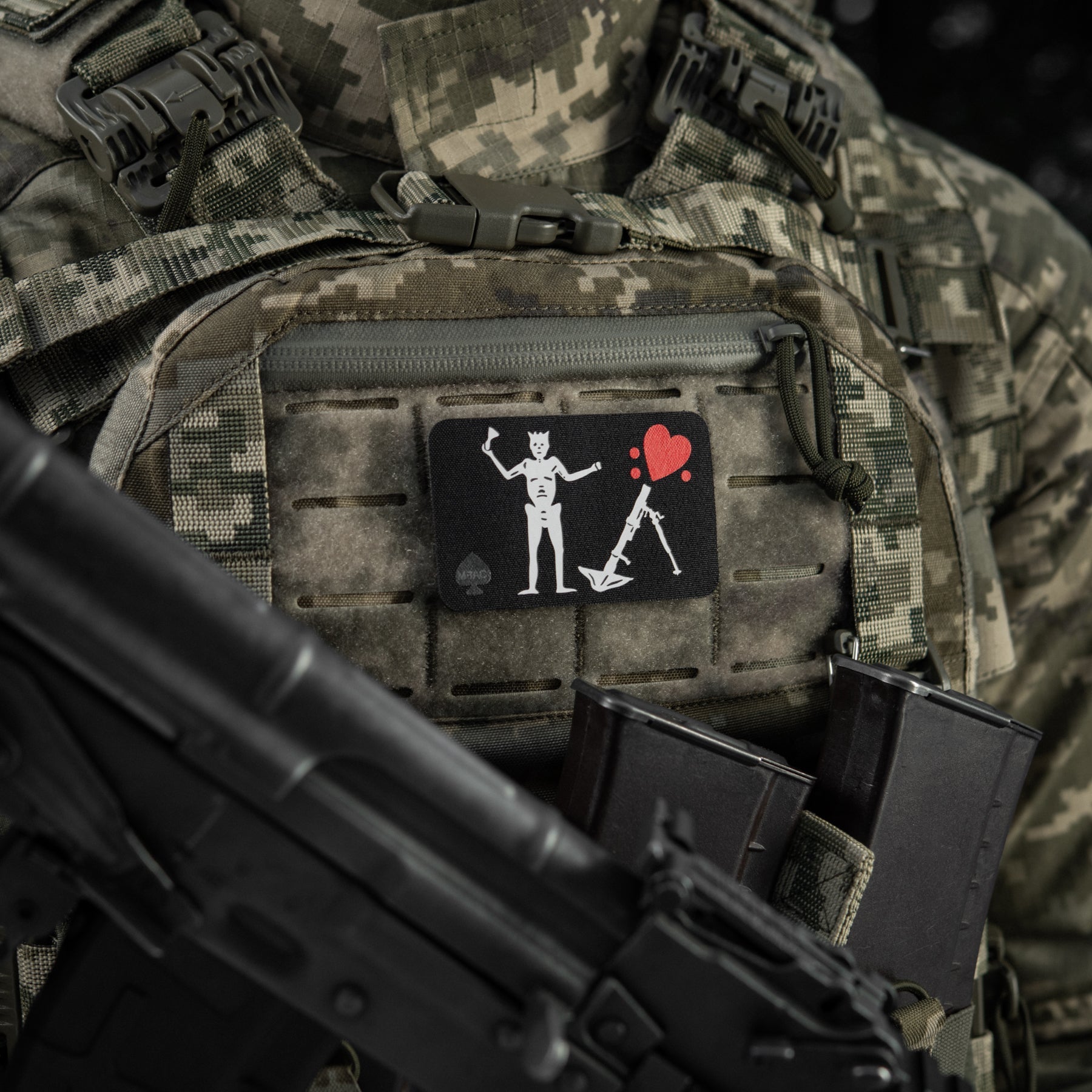 M-Tac Patch Flag Black Beard
