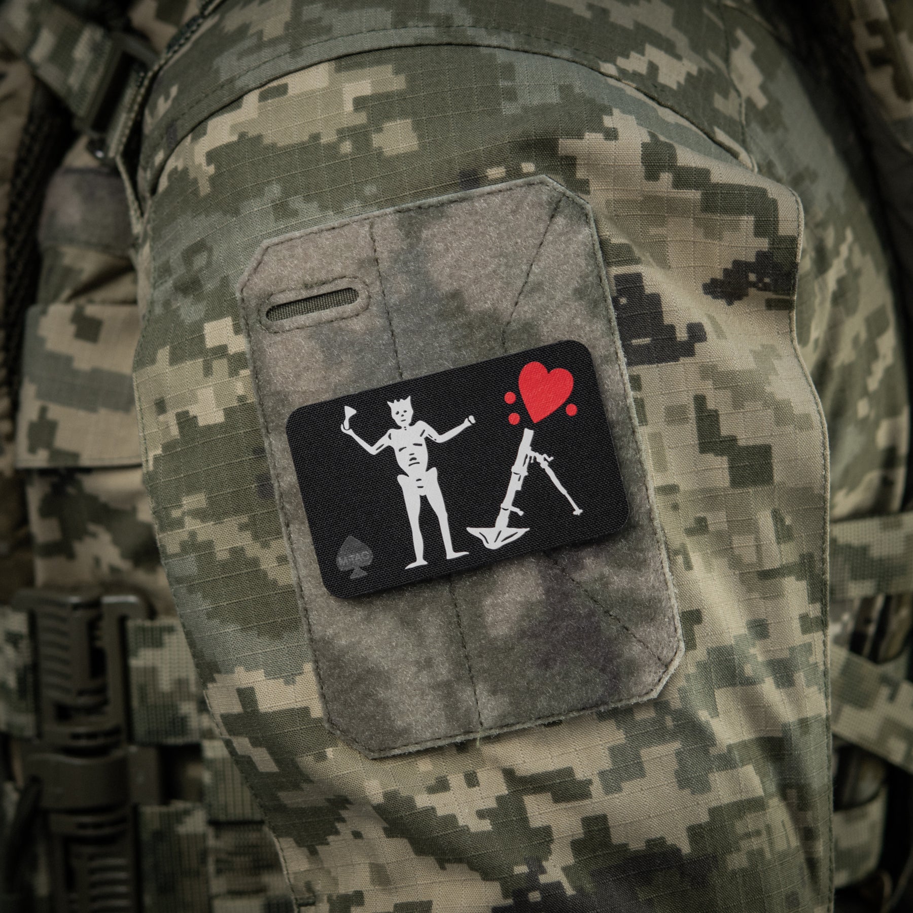 M-Tac Patch Flag Black Beard