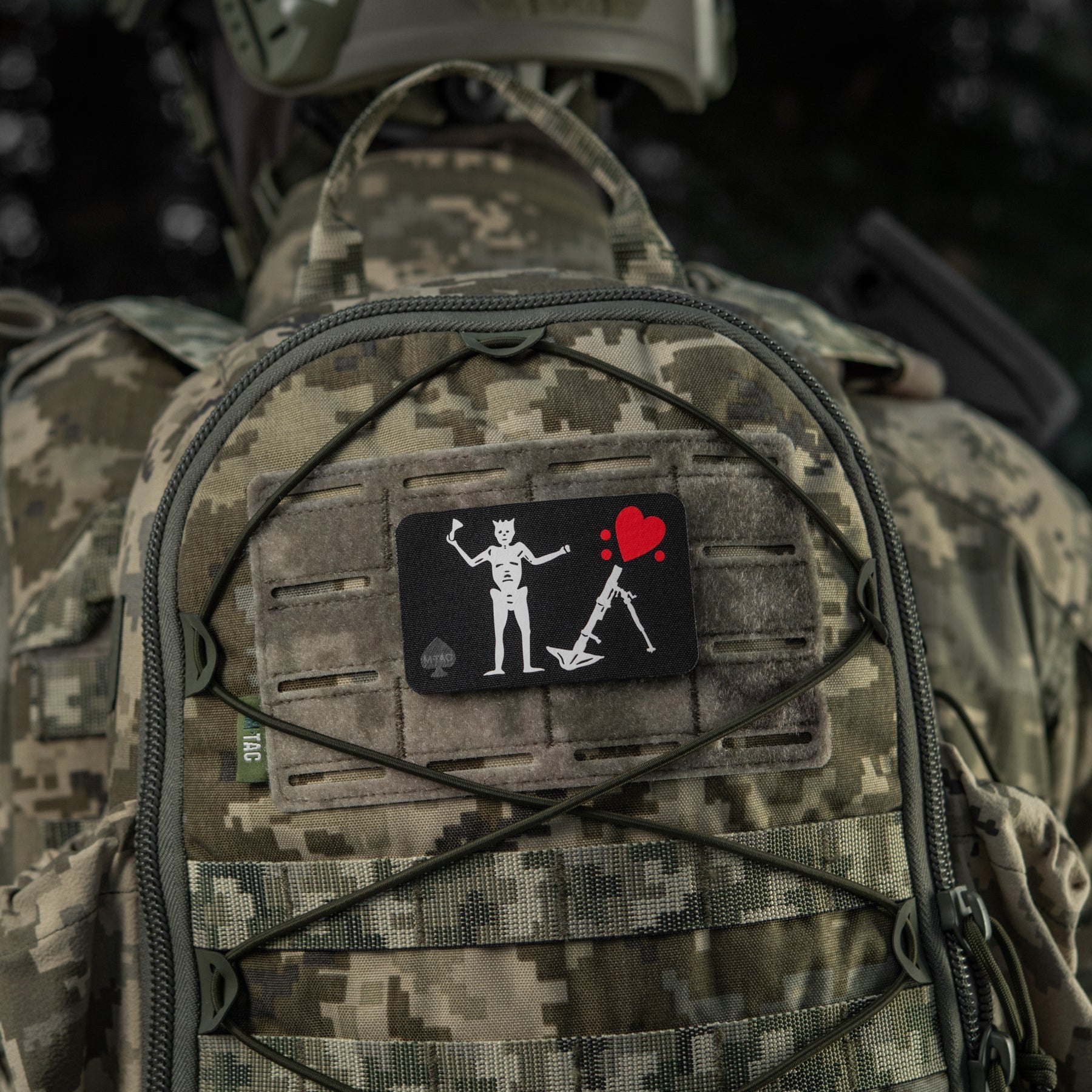 M-Tac Patch Flag Black Beard