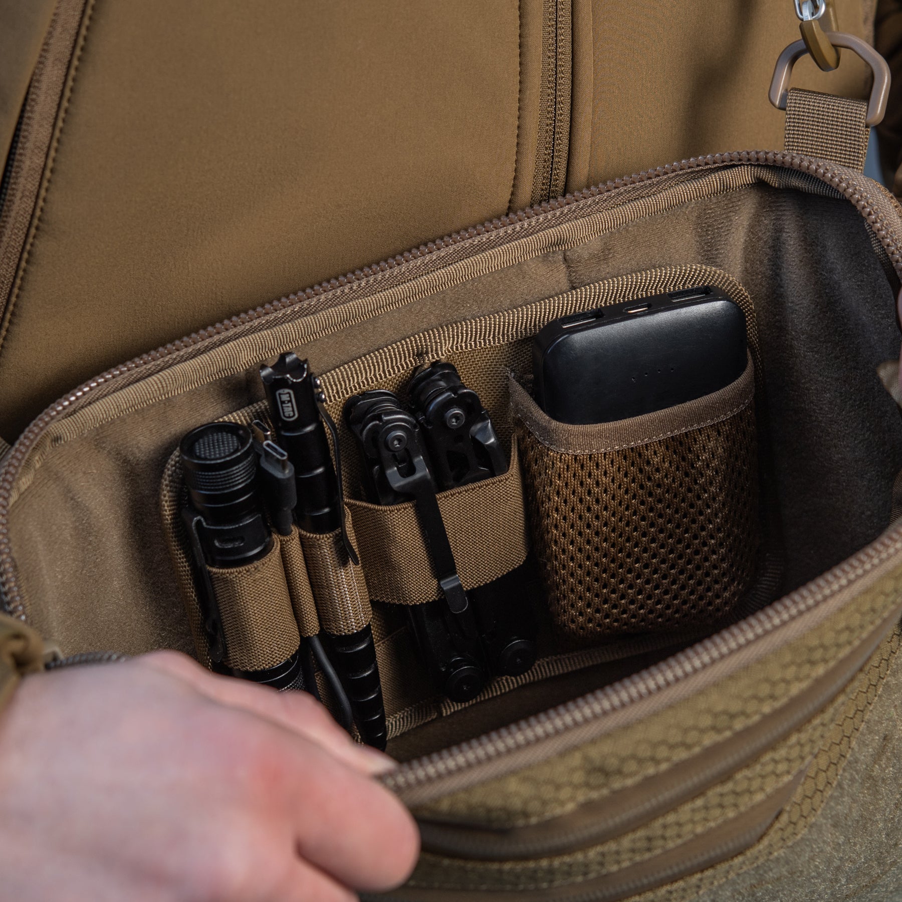 M-Tac Admin Bag Large Elite Hex with Velcro