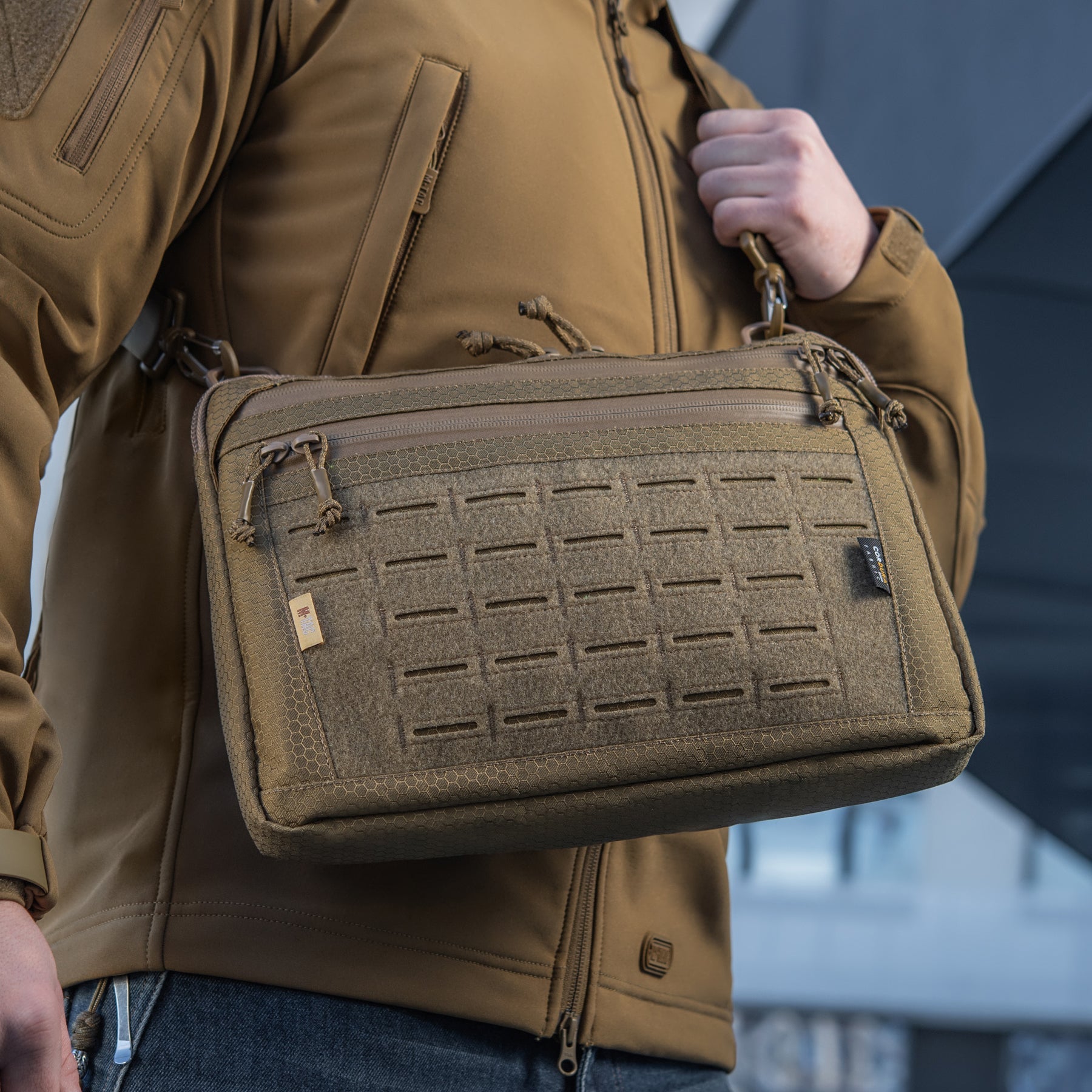 M-Tac Admin Bag Large Elite Hex with Velcro