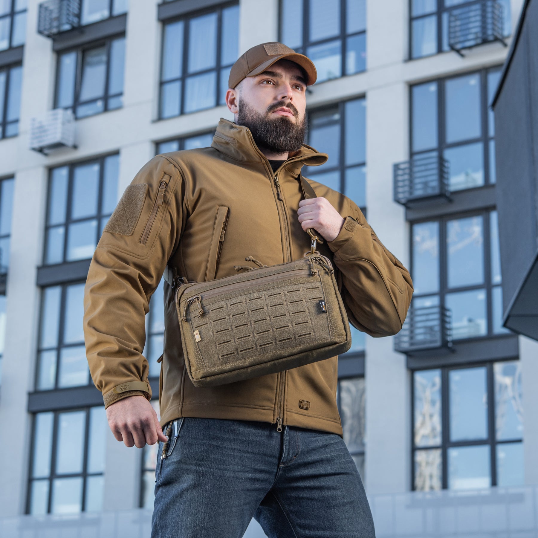 M-Tac Admin Bag Large Elite Hex with Velcro