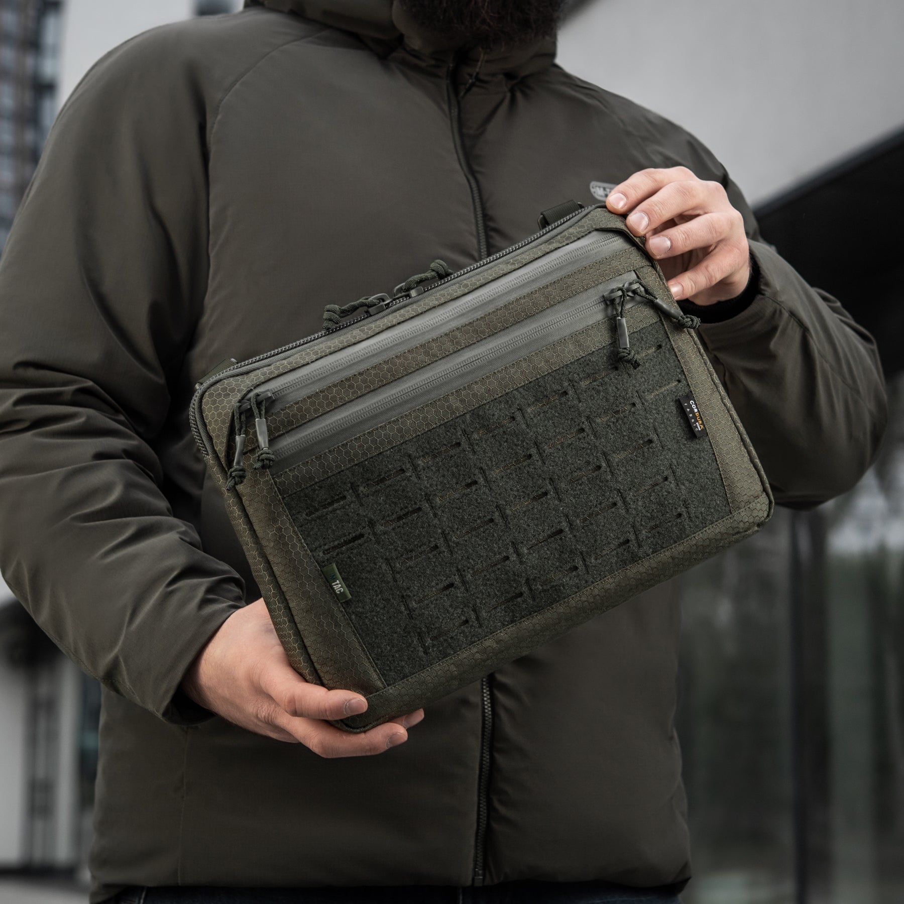M-Tac Admin Bag Large Elite Hex with Velcro
