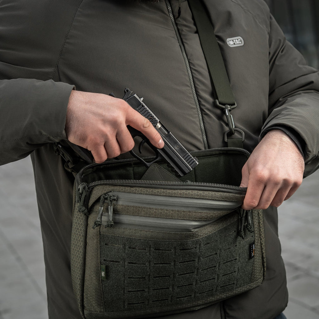 M-Tac Admin Bag Large Elite Hex with Velcro