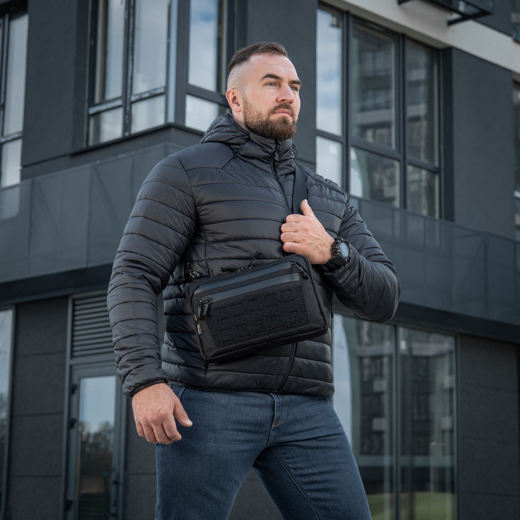 M-Tac Admin Bag Medium Elite with Velcro Hex