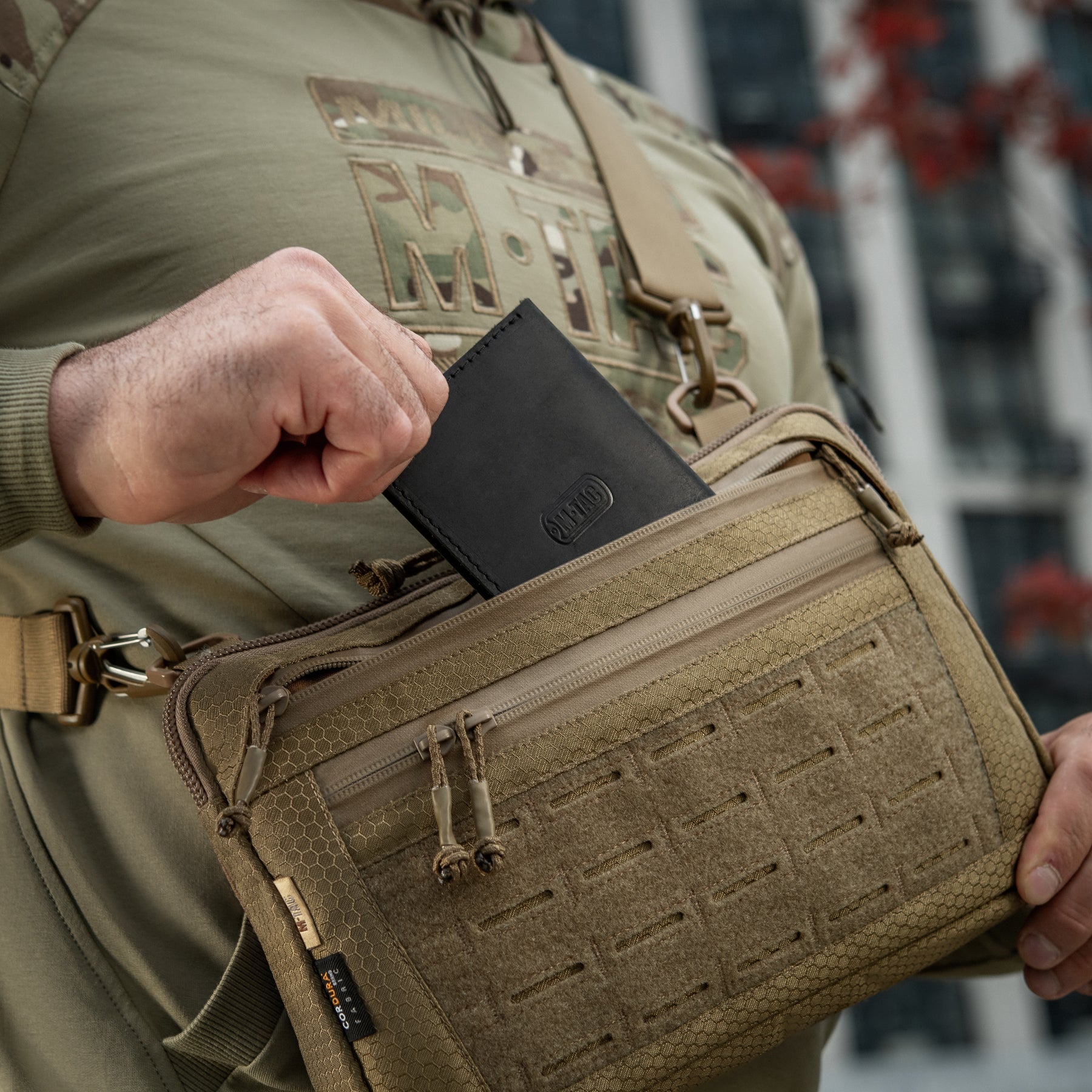 M-Tac Admin Bag Medium Elite with Velcro Hex