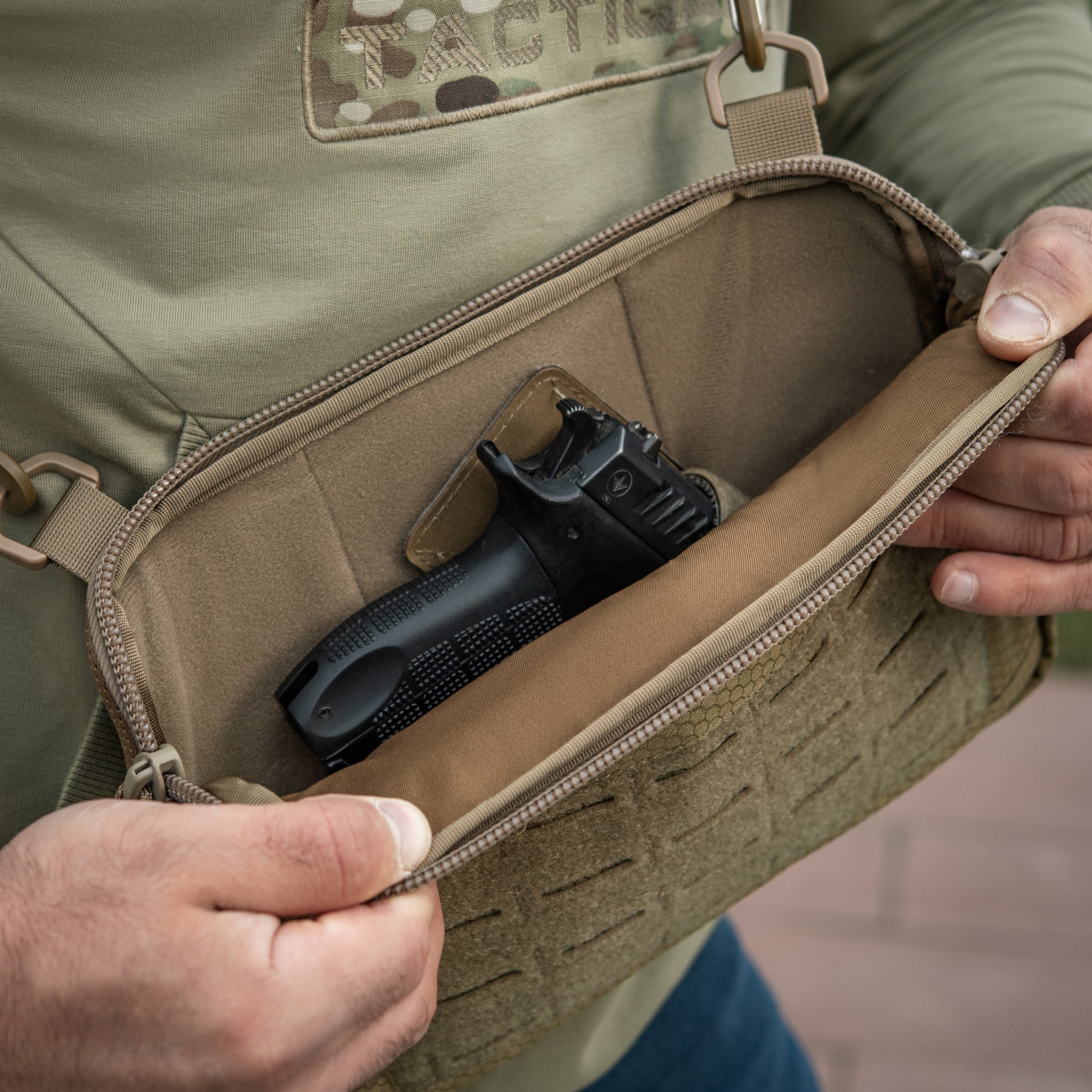 M-Tac Admin Bag Medium Elite with Velcro Hex