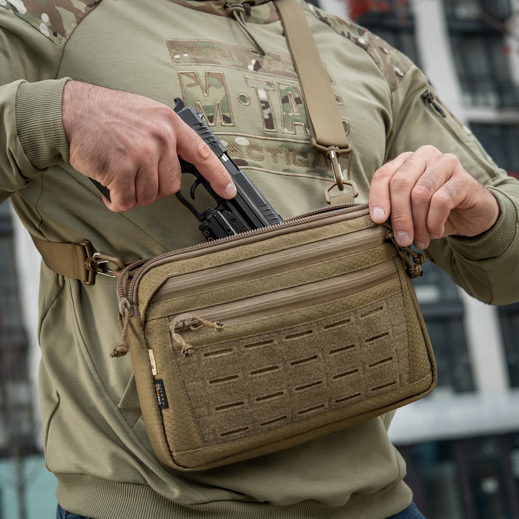 M-Tac Admin Bag Medium Elite with Velcro Hex