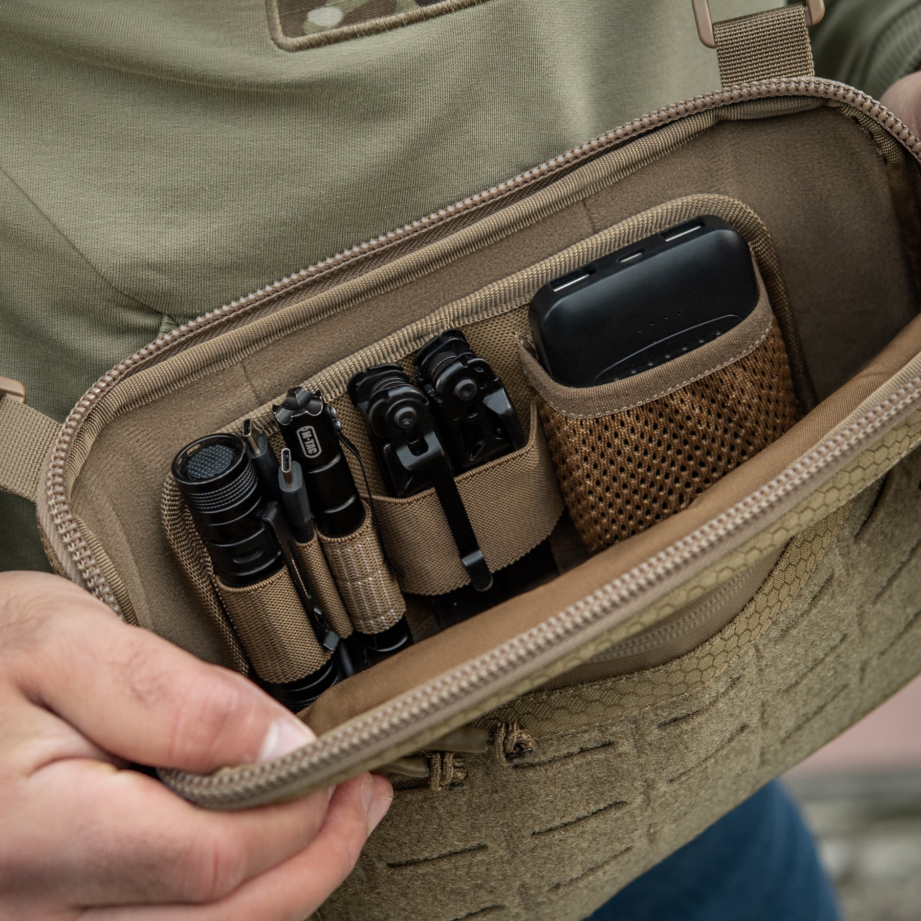 M-Tac Admin Bag Medium Elite with Velcro Hex