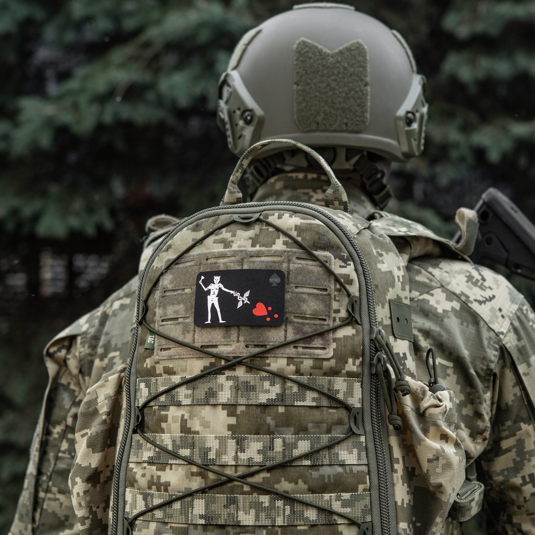 M-Tac Patch Flag Black Beard