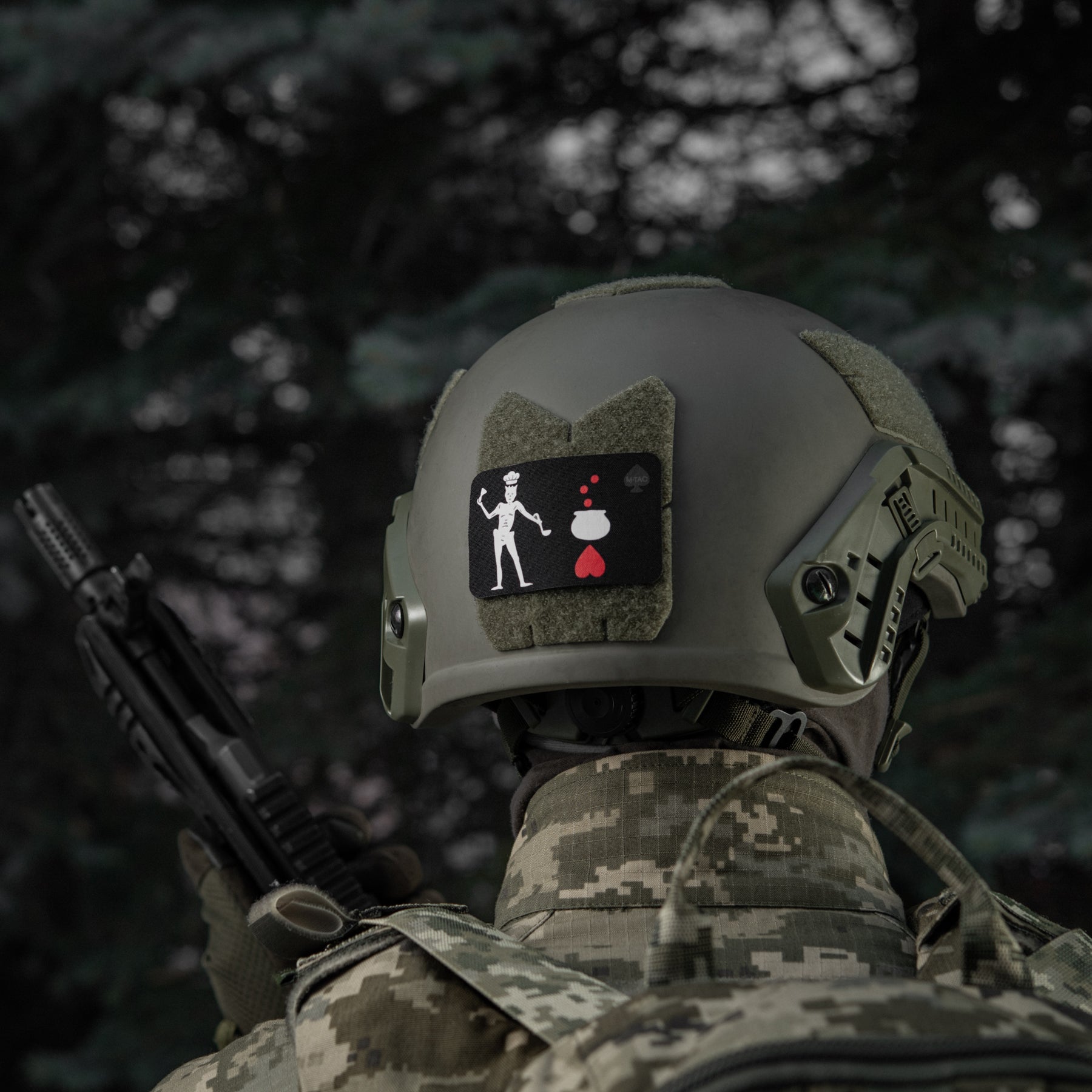 M-Tac Patch Flag Black Beard