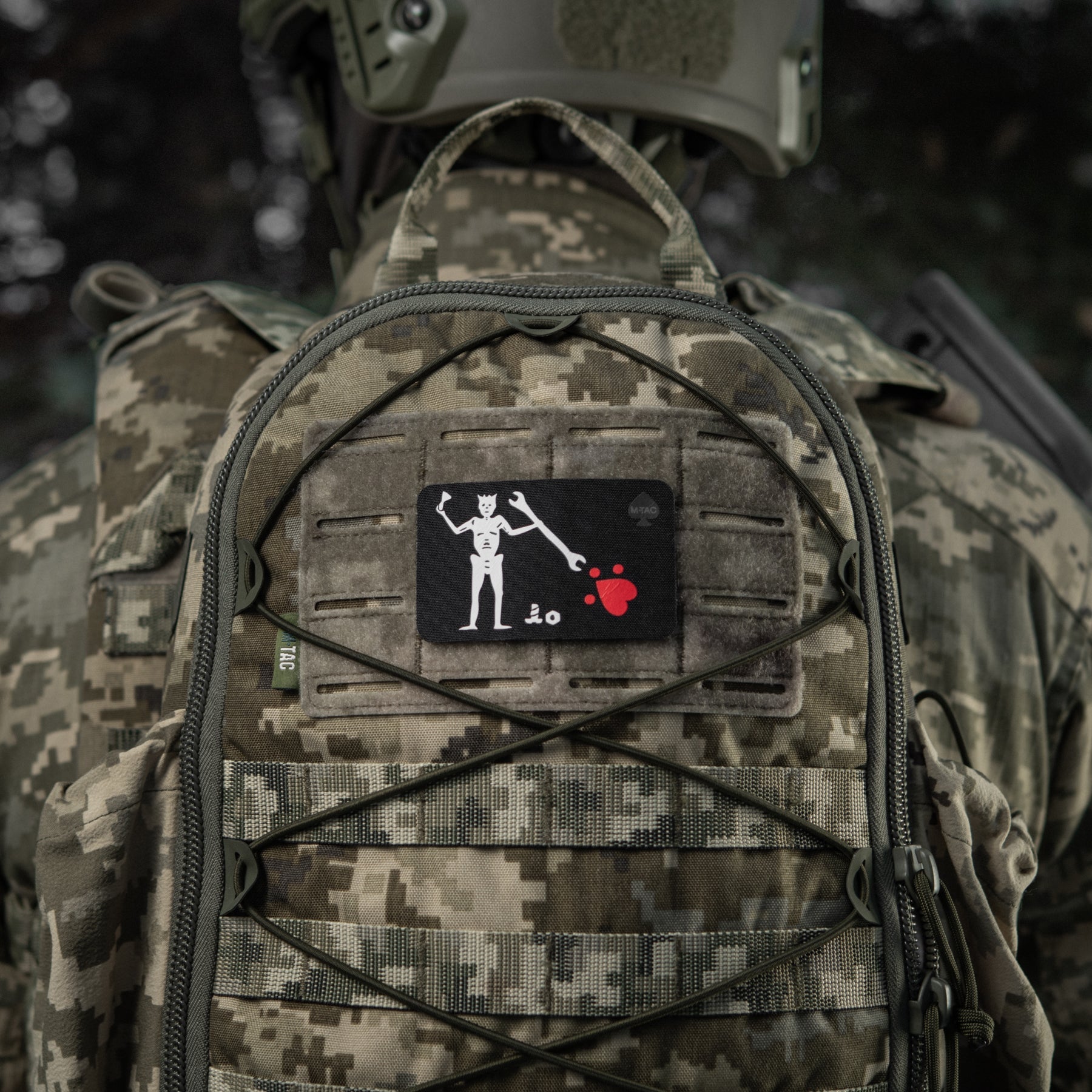 M-Tac Patch Flag Black Beard