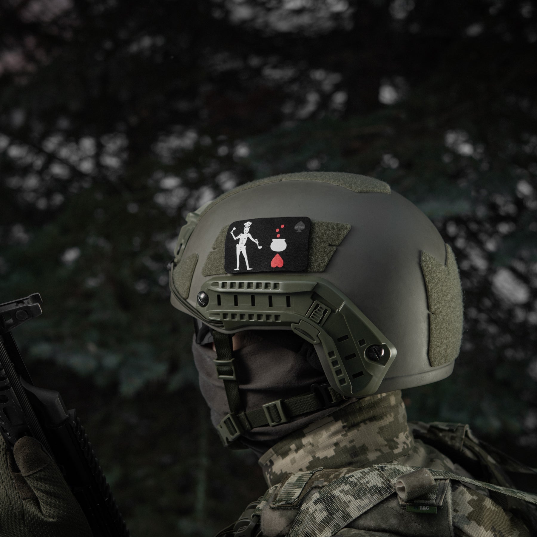 M-Tac Patch Flag Black Beard