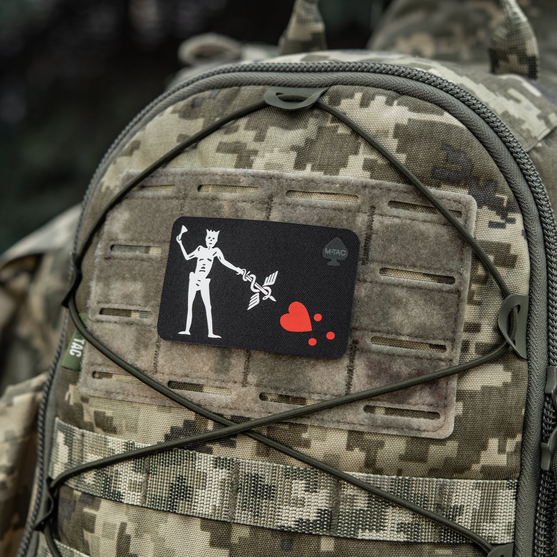 M-Tac Patch Flag Black Beard