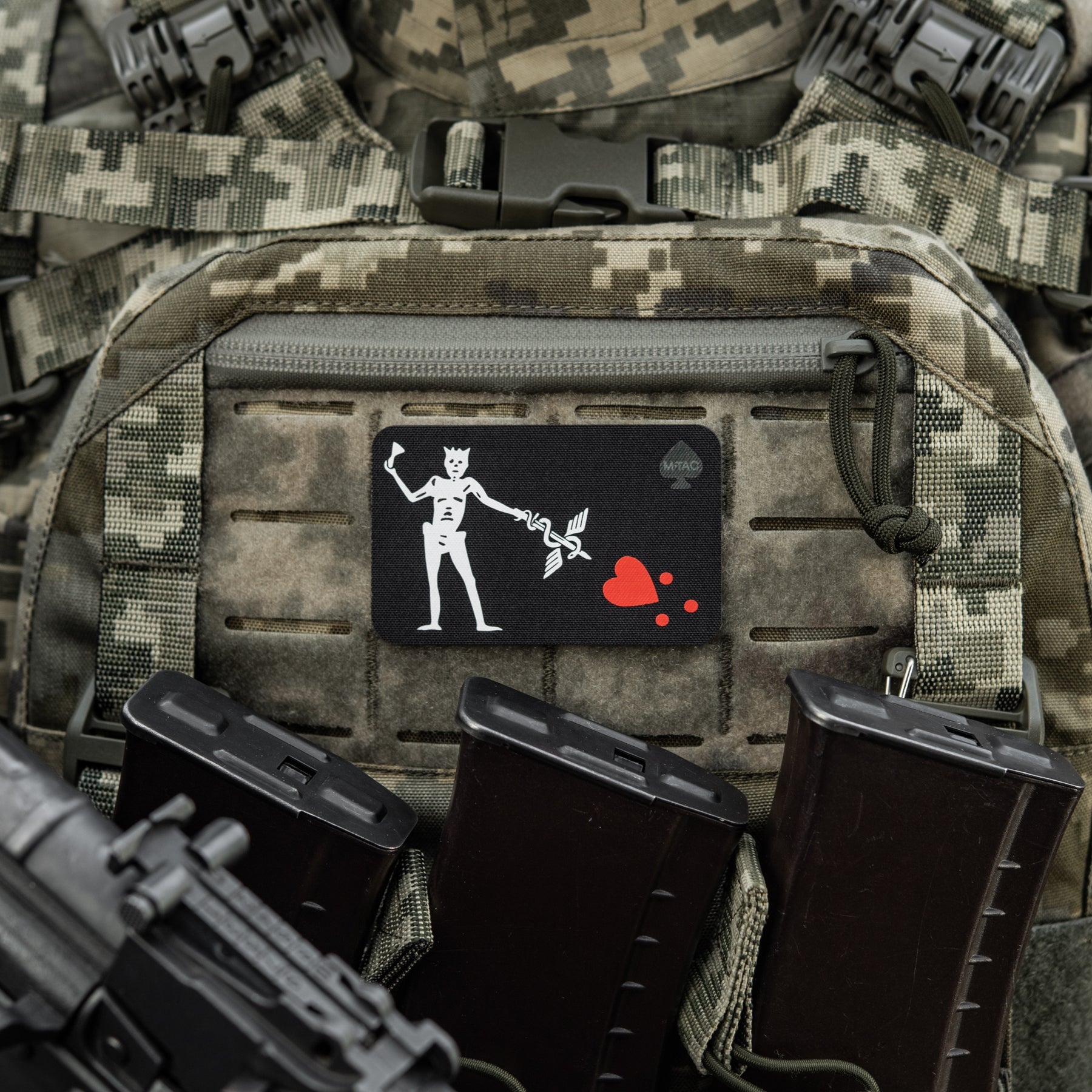 M-Tac Patch Flag Black Beard