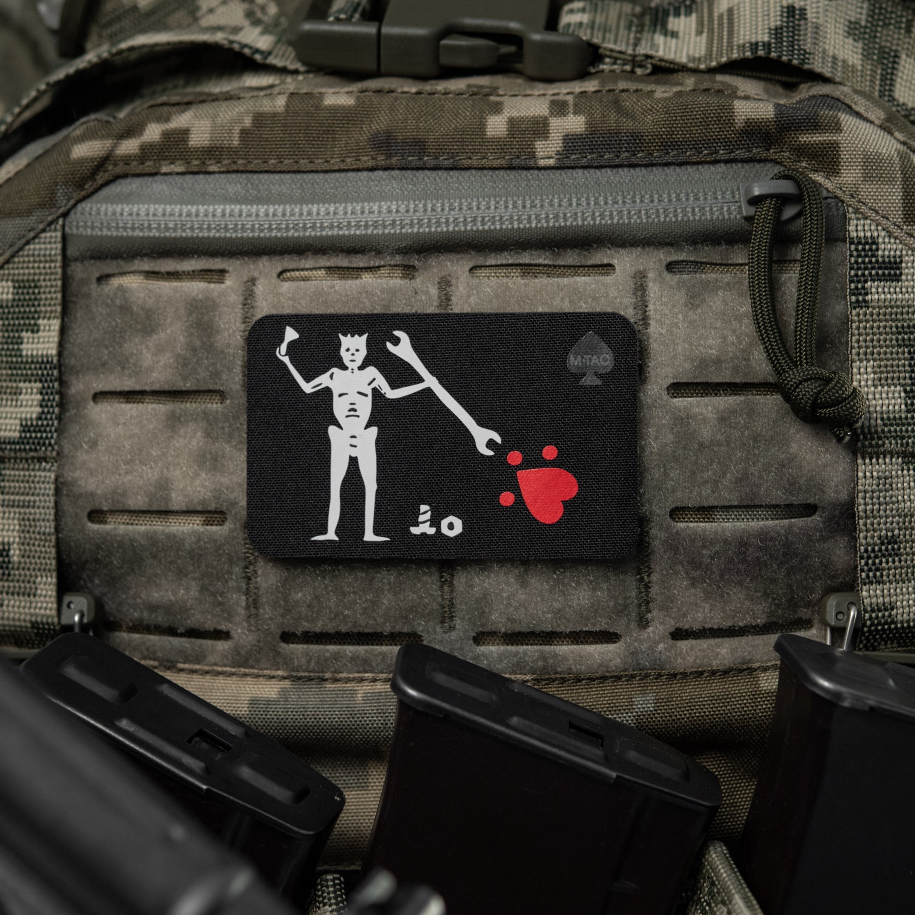 M-Tac Patch Flag Black Beard