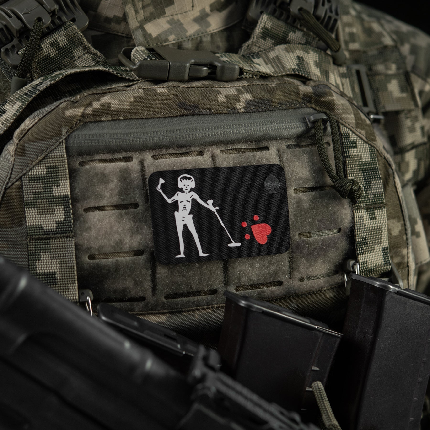 M-Tac Patch Flag Black Beard
