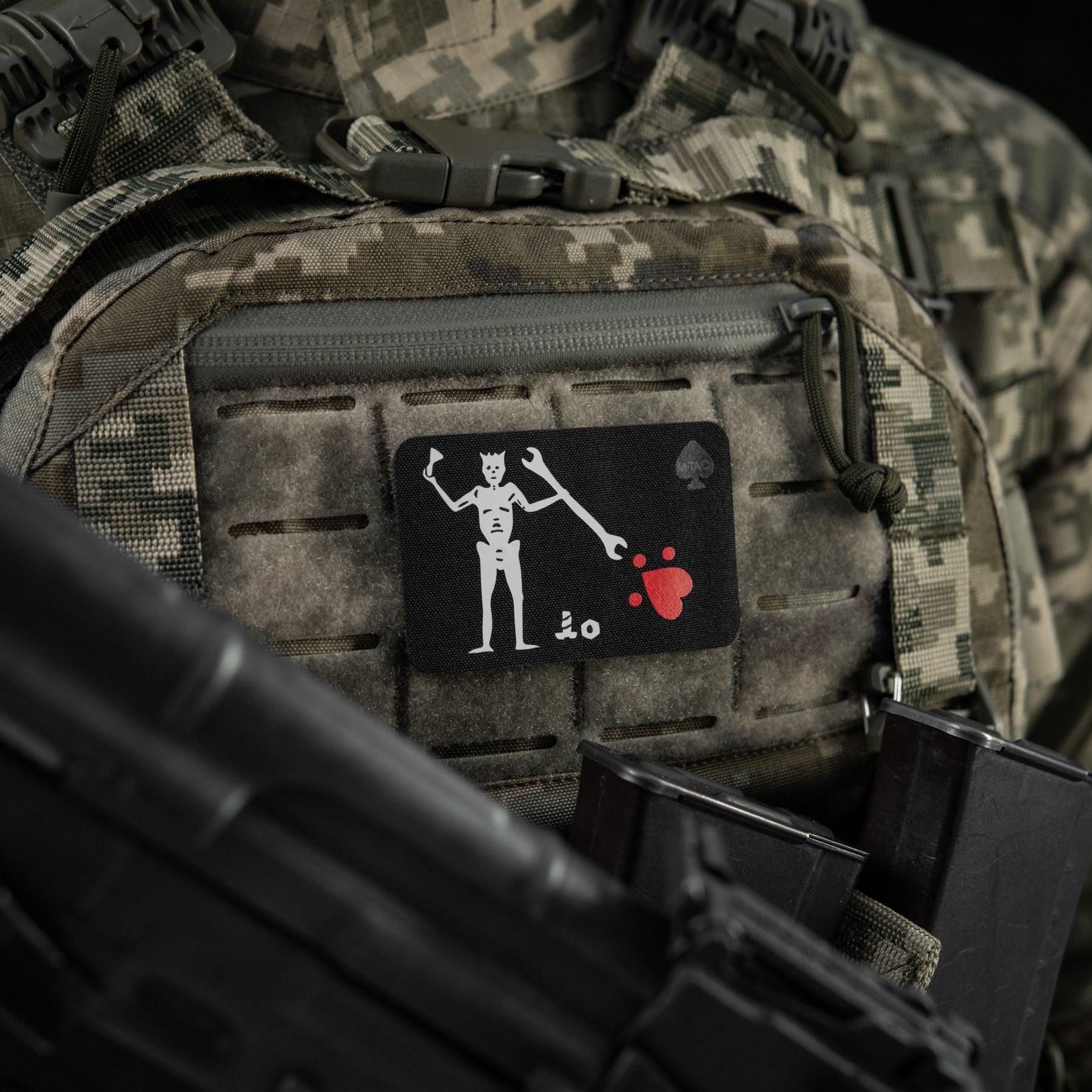 M-Tac Patch Flag Black Beard
