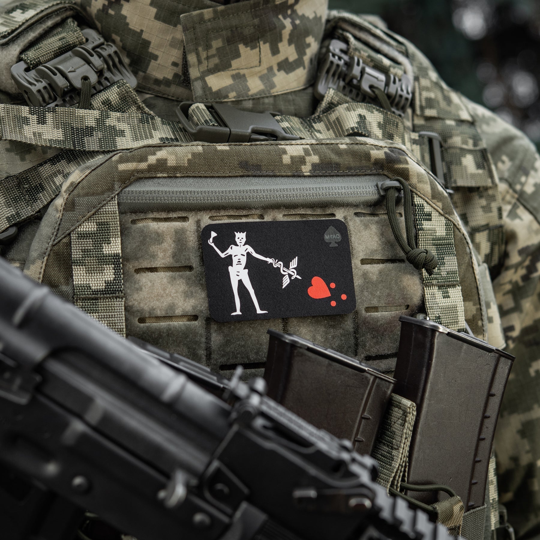 M-Tac Patch Flag Black Beard