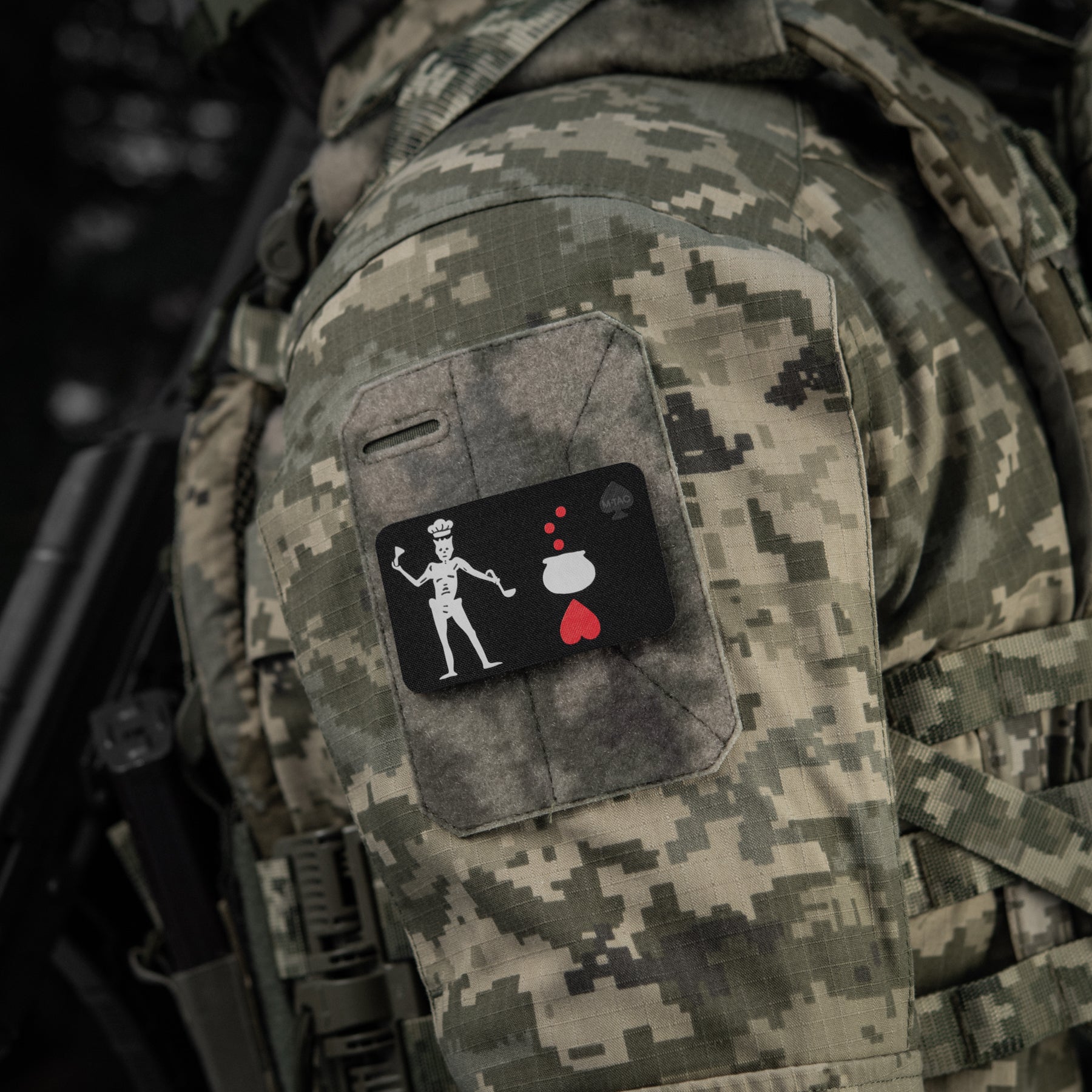 M-Tac Patch Flag Black Beard