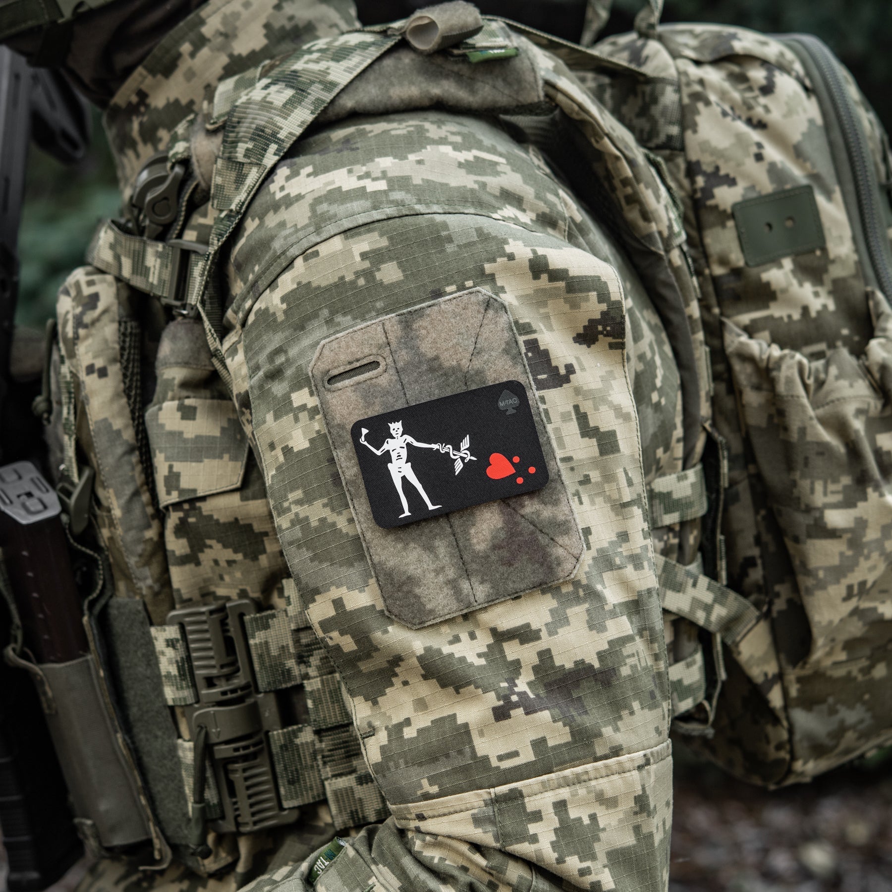 M-Tac Patch Flag Black Beard