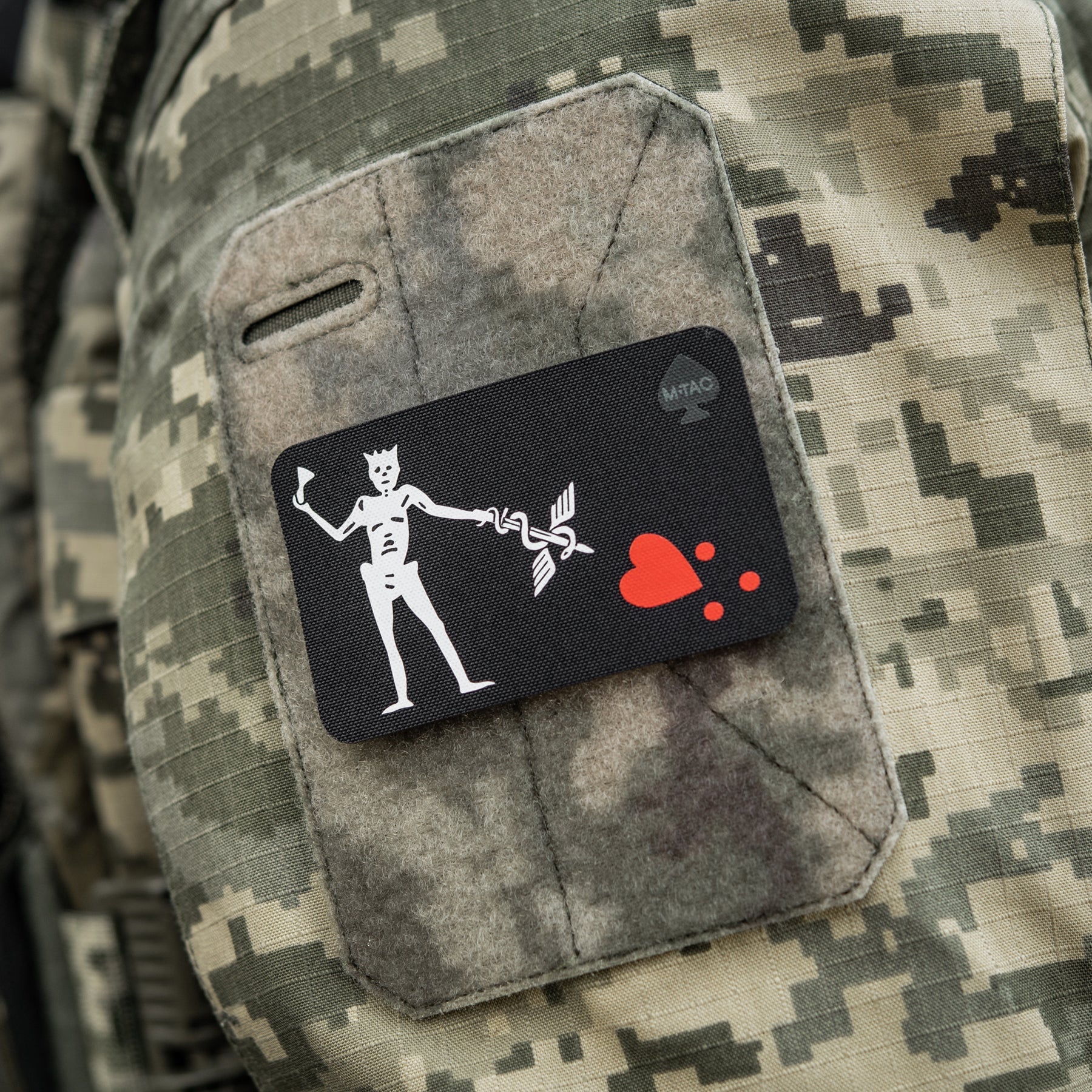 M-Tac Patch Flag Black Beard